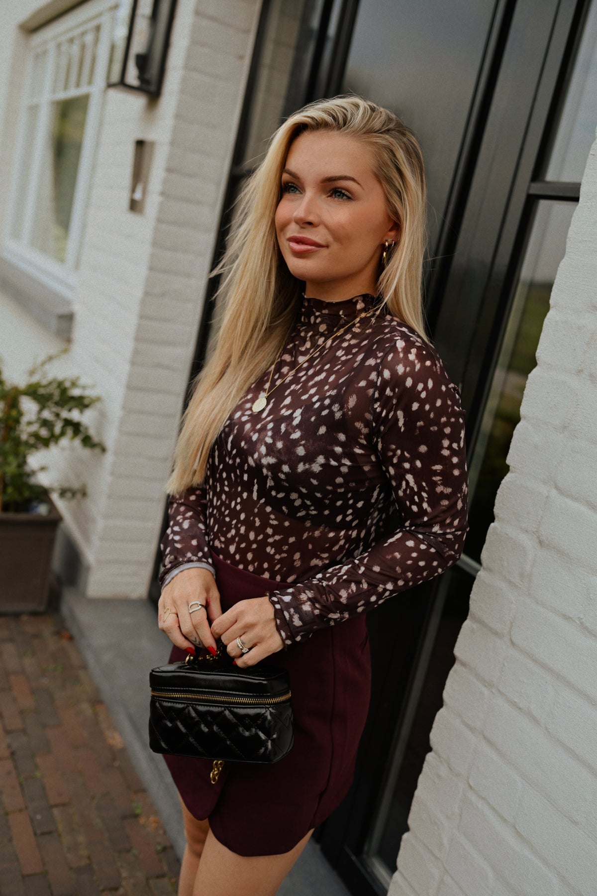 Mesh Top Bambi - Bordeaux (Last one!)