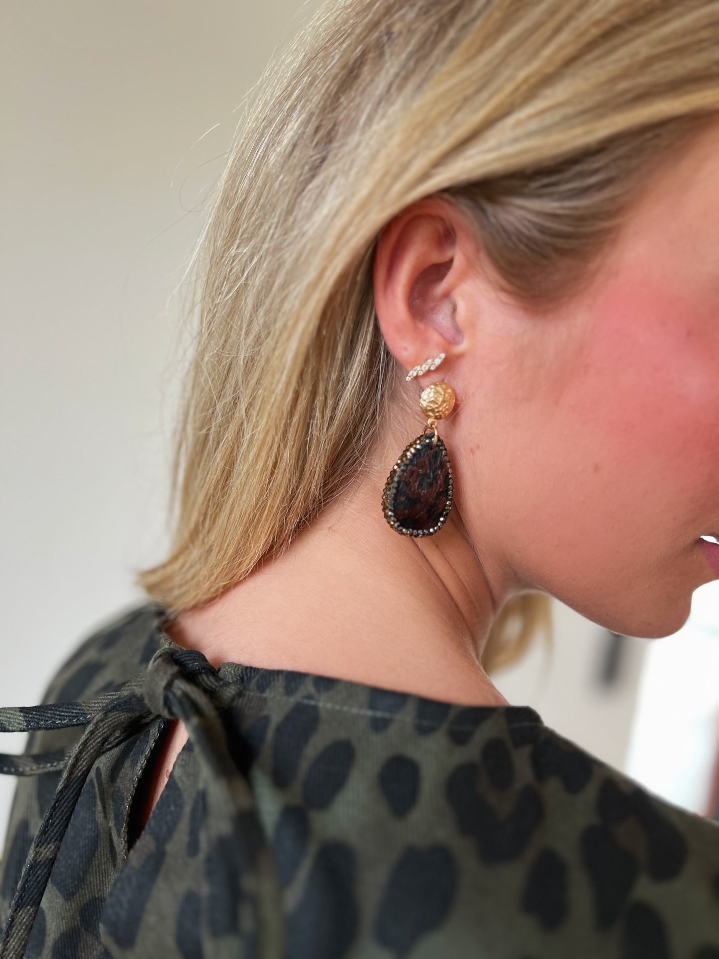 Leopard Earrings
