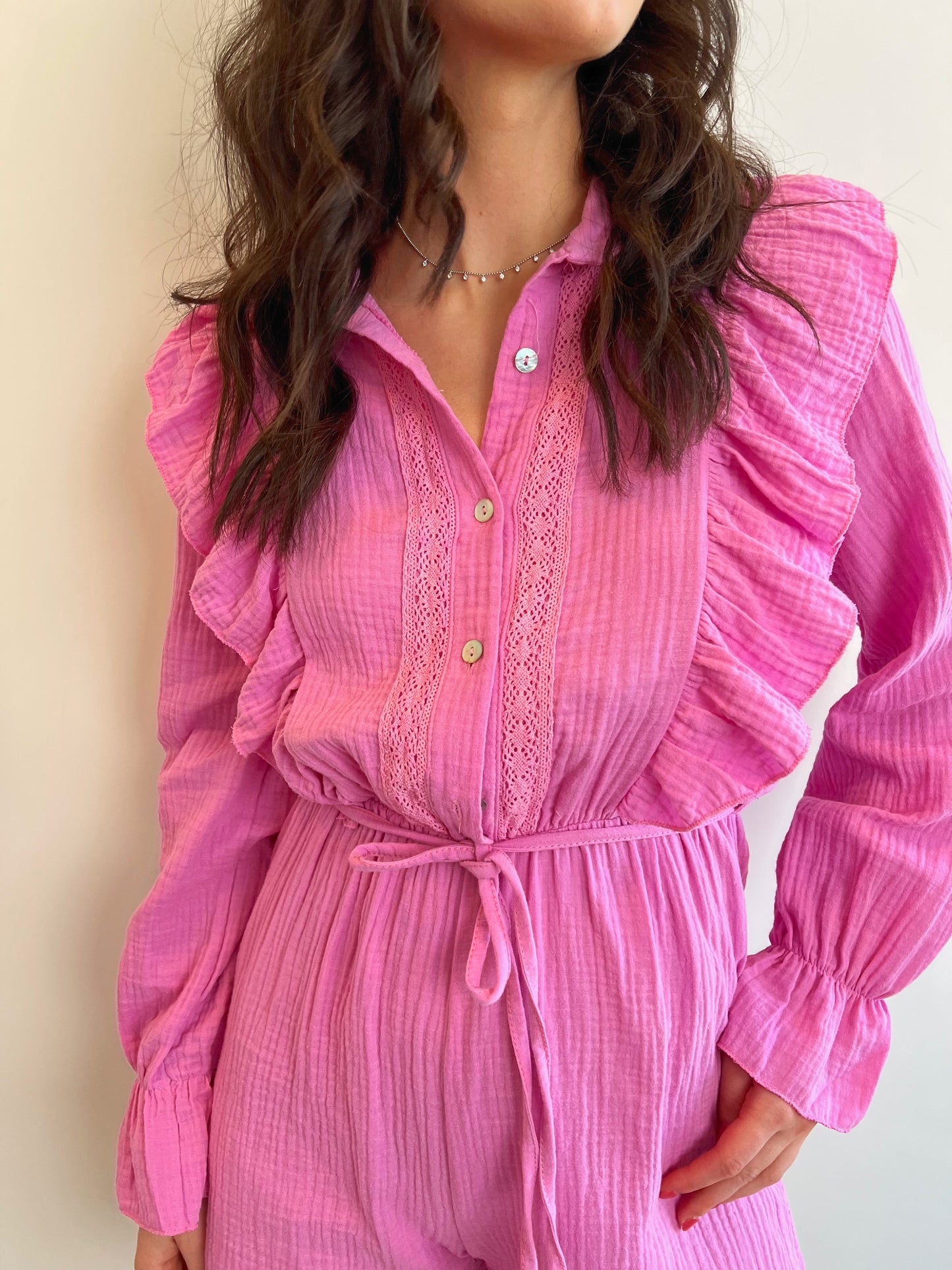 Tetra Playsuit Lizzie Light Pink