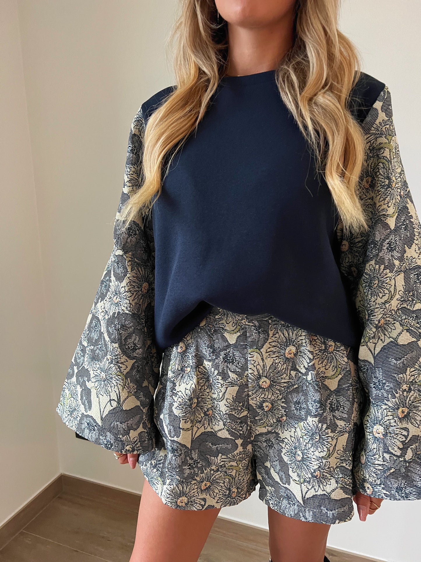 Short Babette Blauw