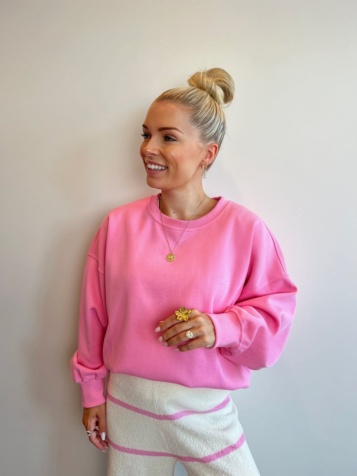 Sweater Feline Roze
