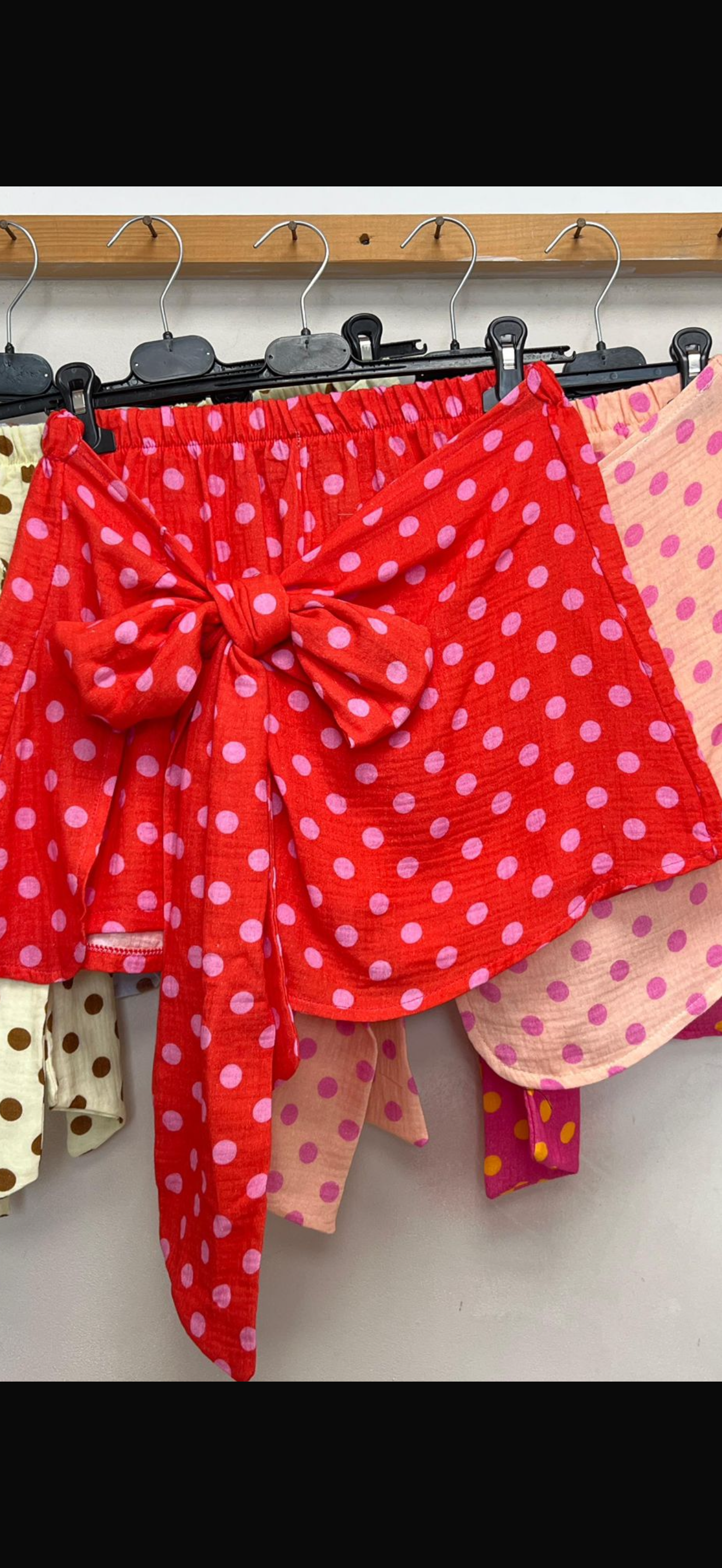 Tetra Polkadot Skort - Rood (Last one!)