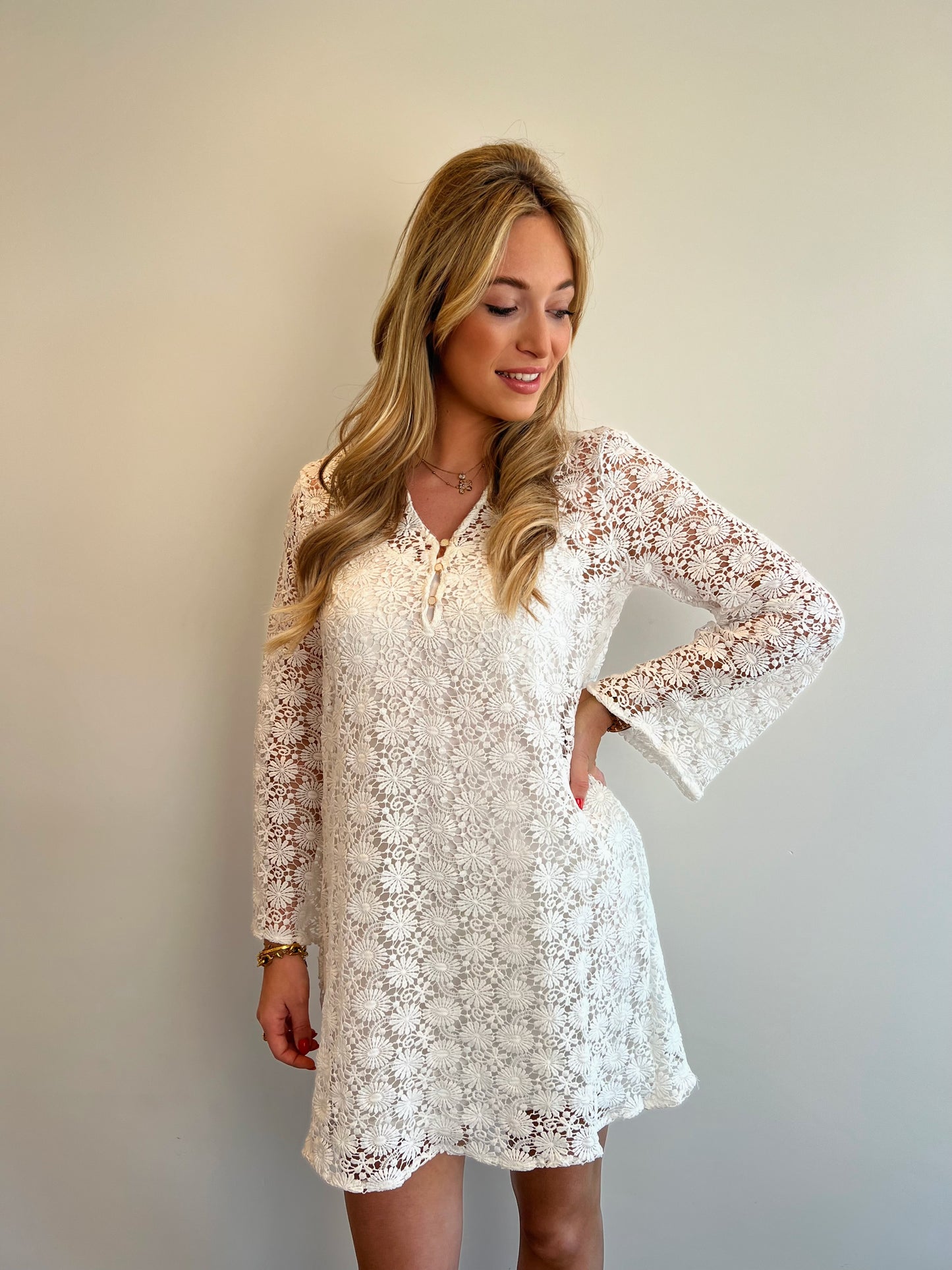 Romantic Bliss Jurk Wit