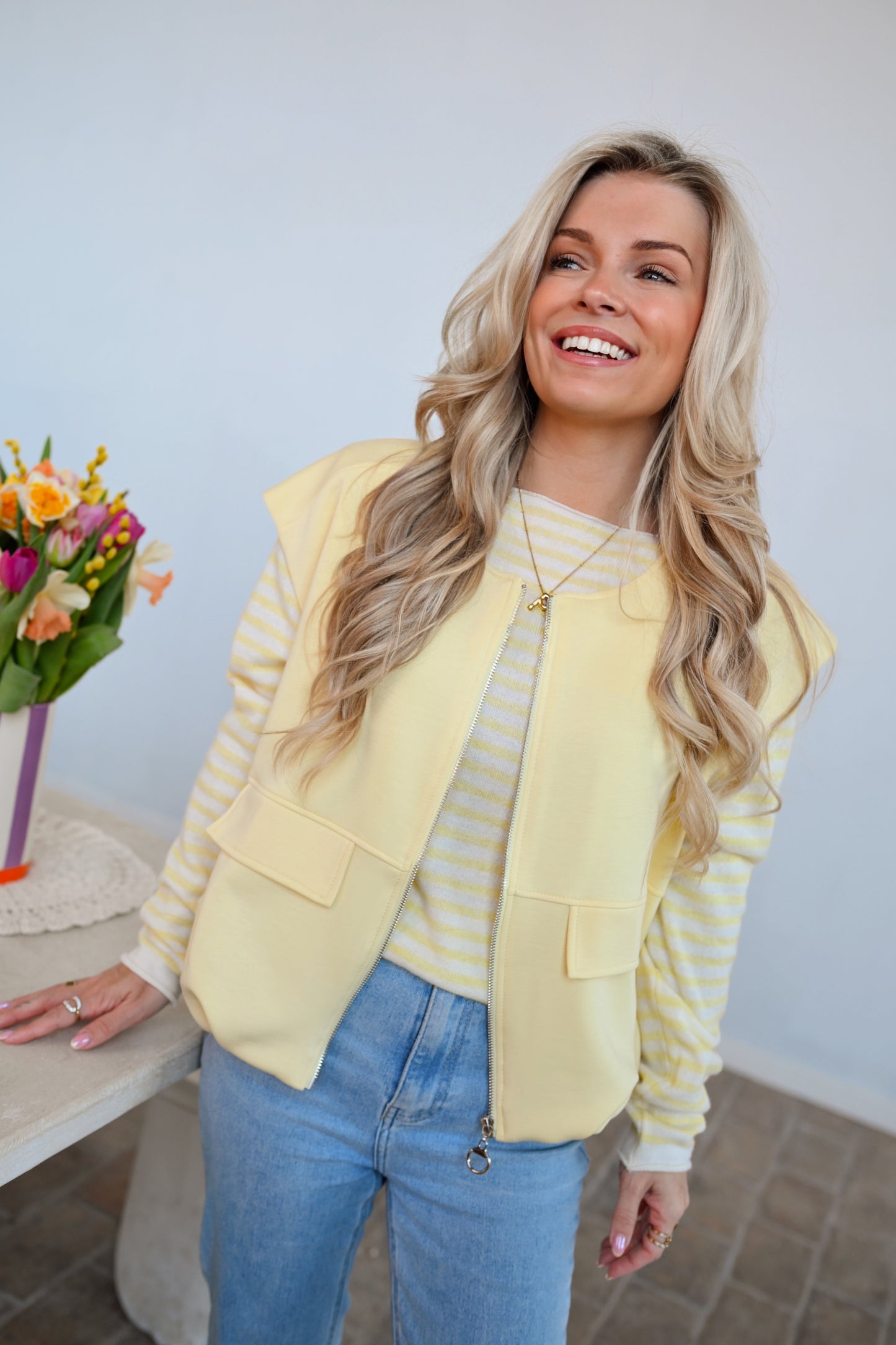 Balloon Gilet - Geel