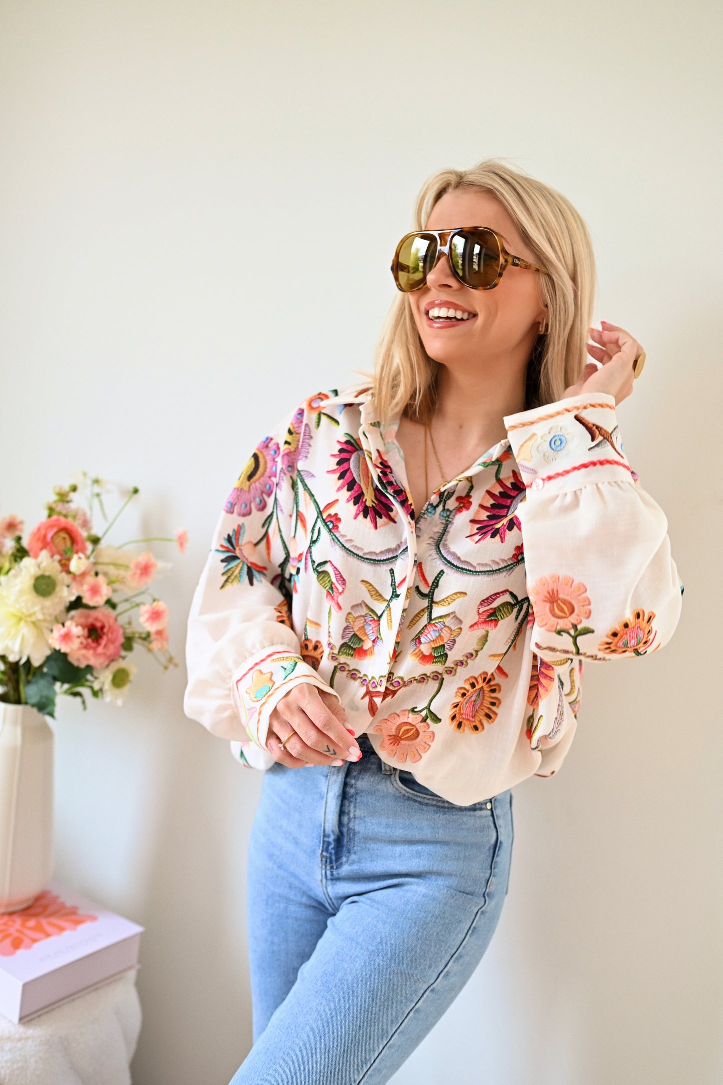 Indy Blouse - Ecru