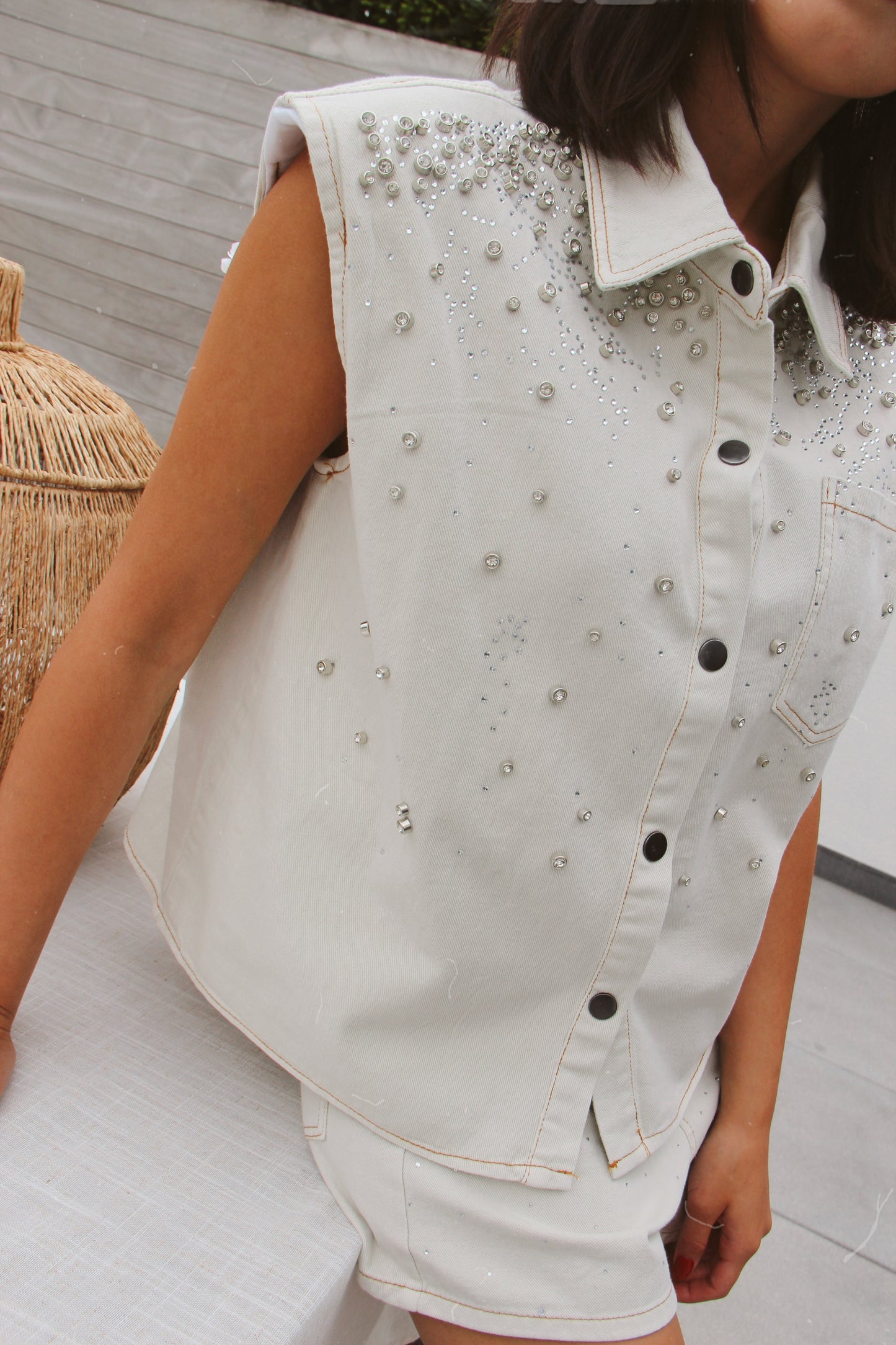 Denim Set Yara Beige (Last one!)