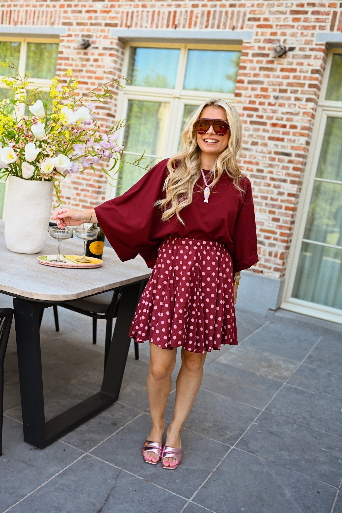 Polkadot Rok - Bordeaux (Last one!)