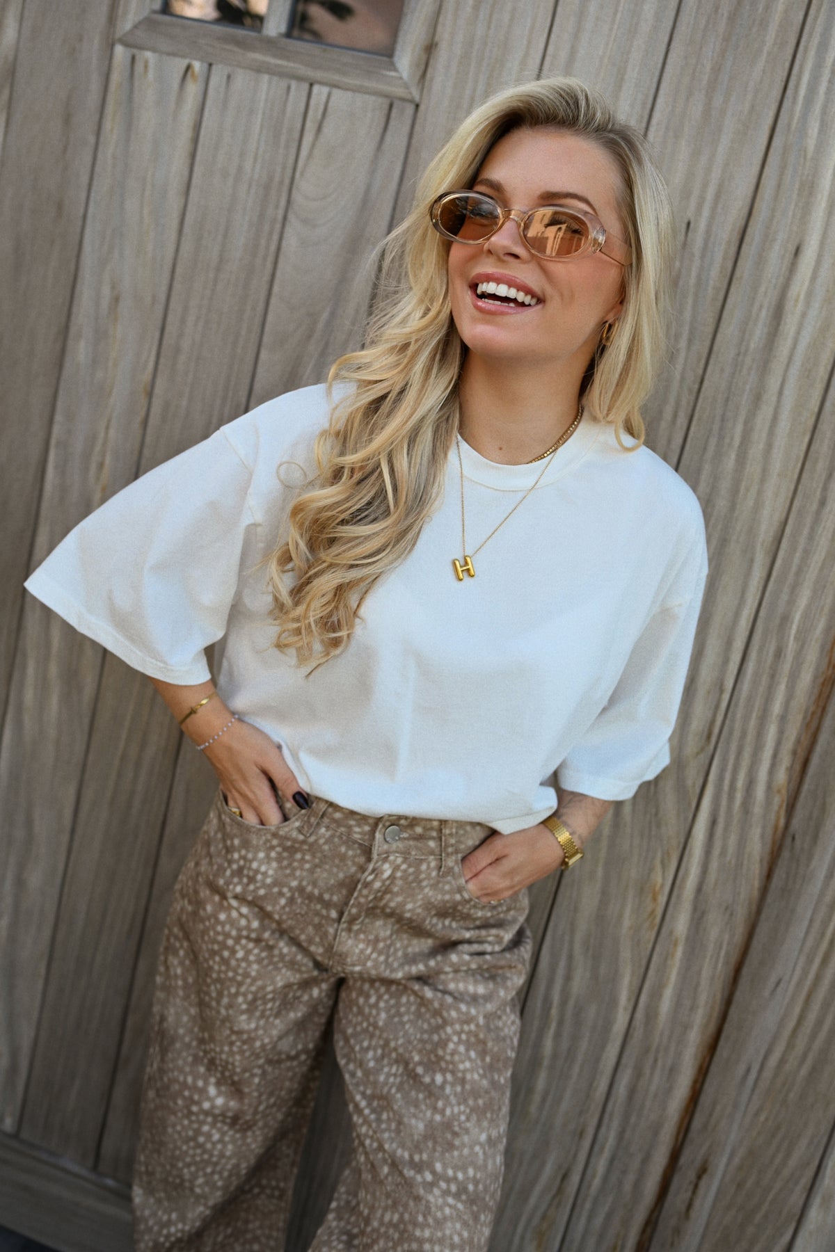 Louise T-shirt - Wit