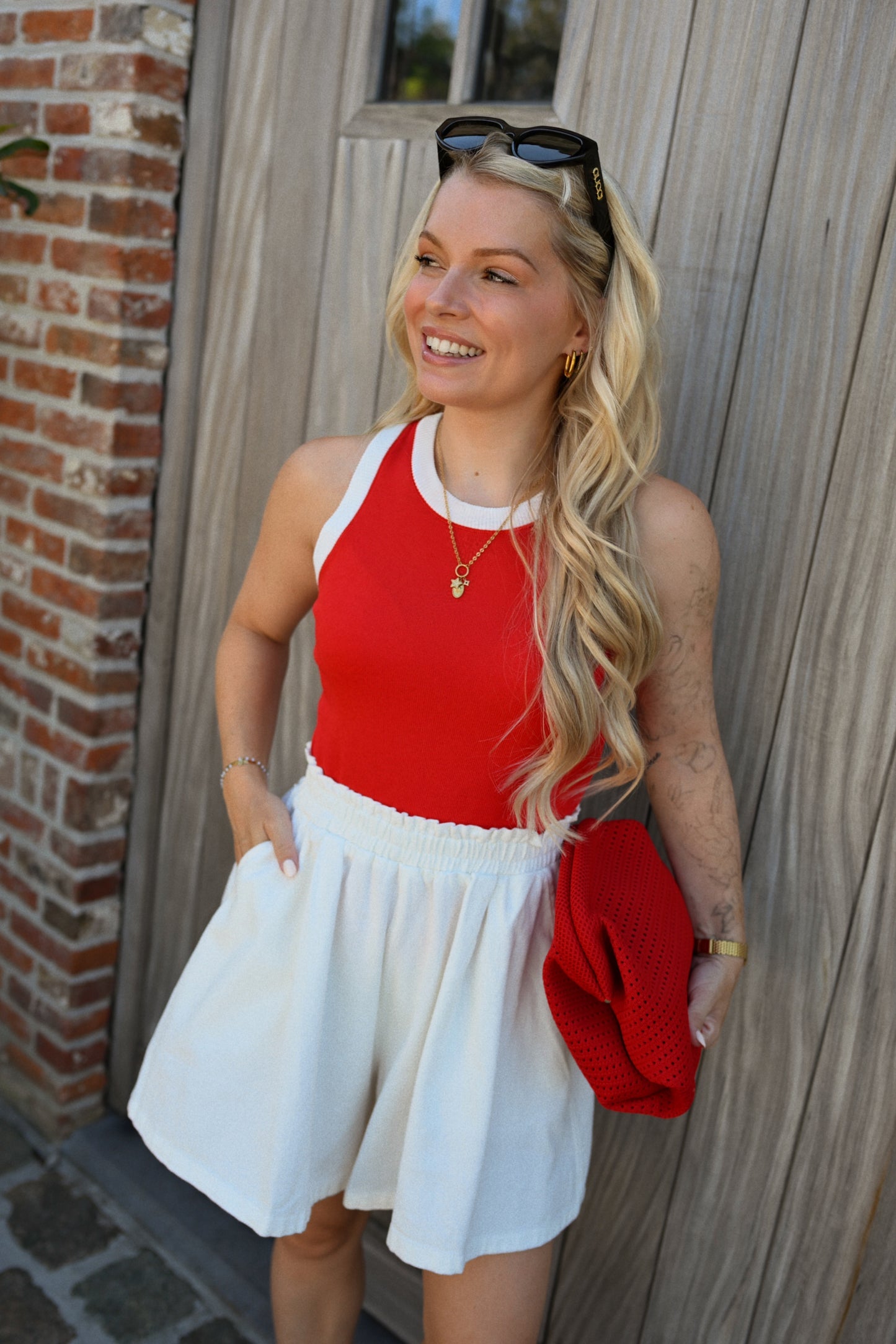 Elien Top - Rood