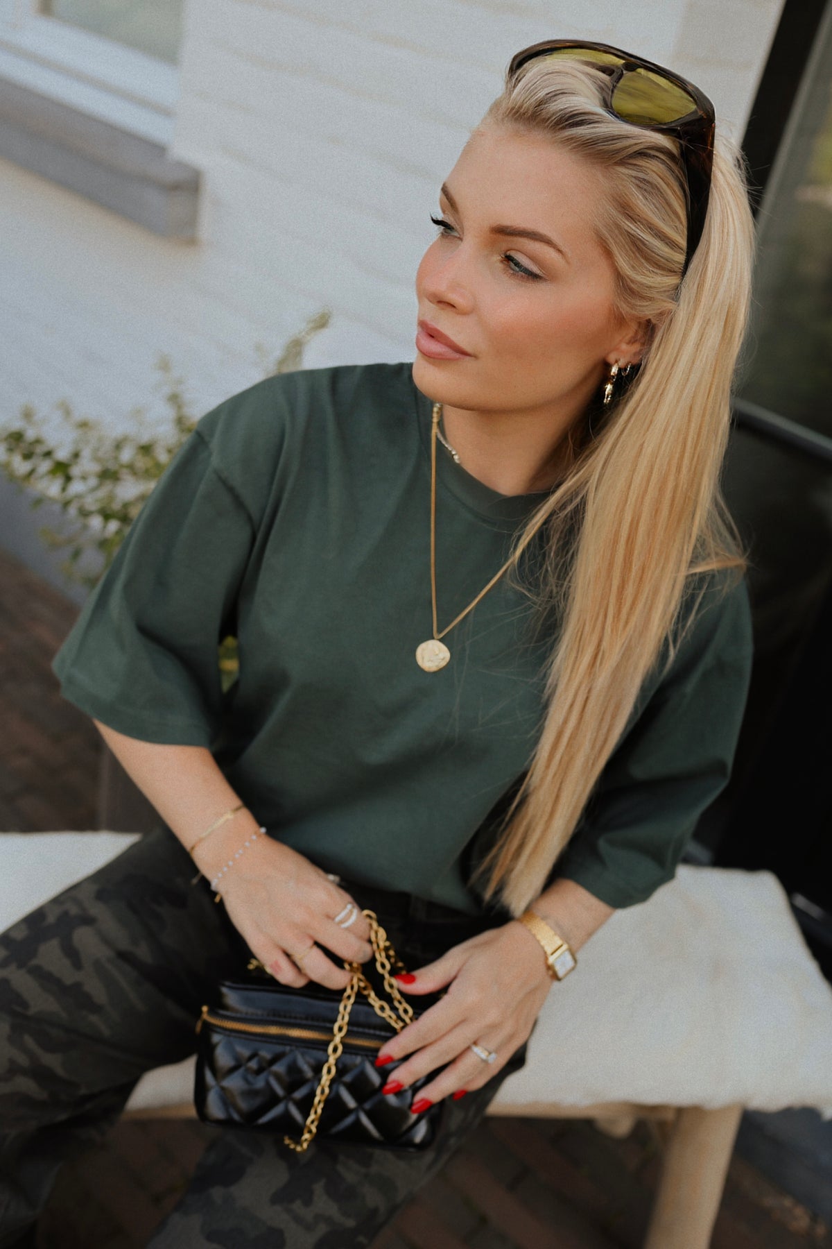 Louise T-shirt - Groen
