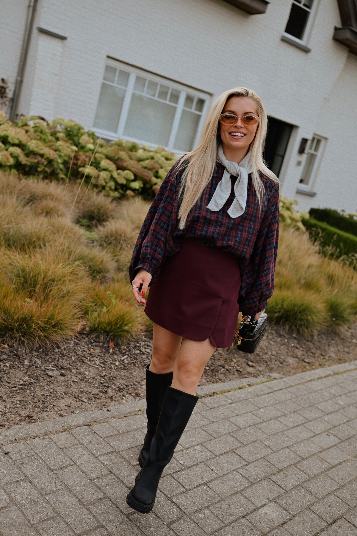 Celest Skort - Bordeaux