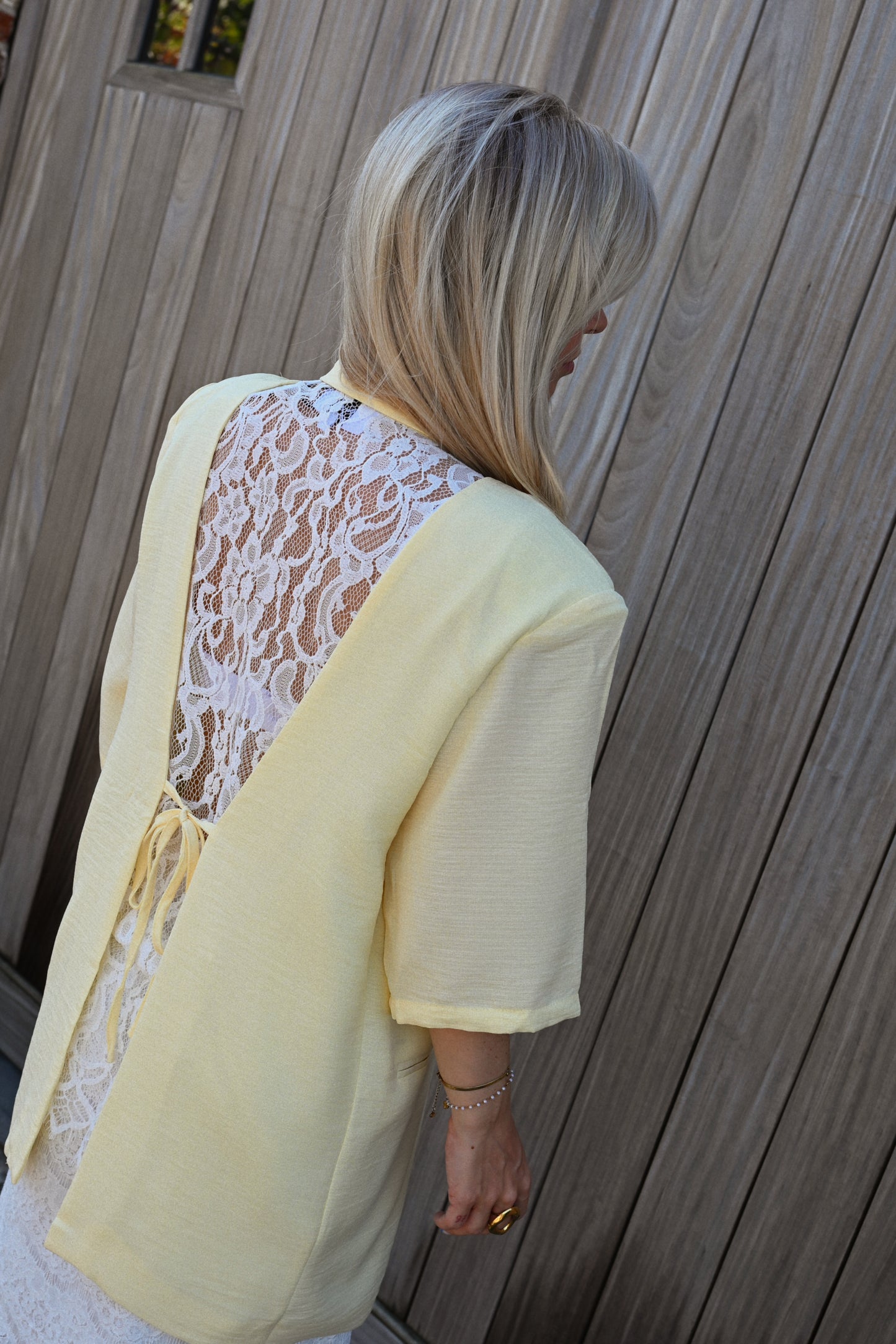 Jolie Blazer Kant - Geel