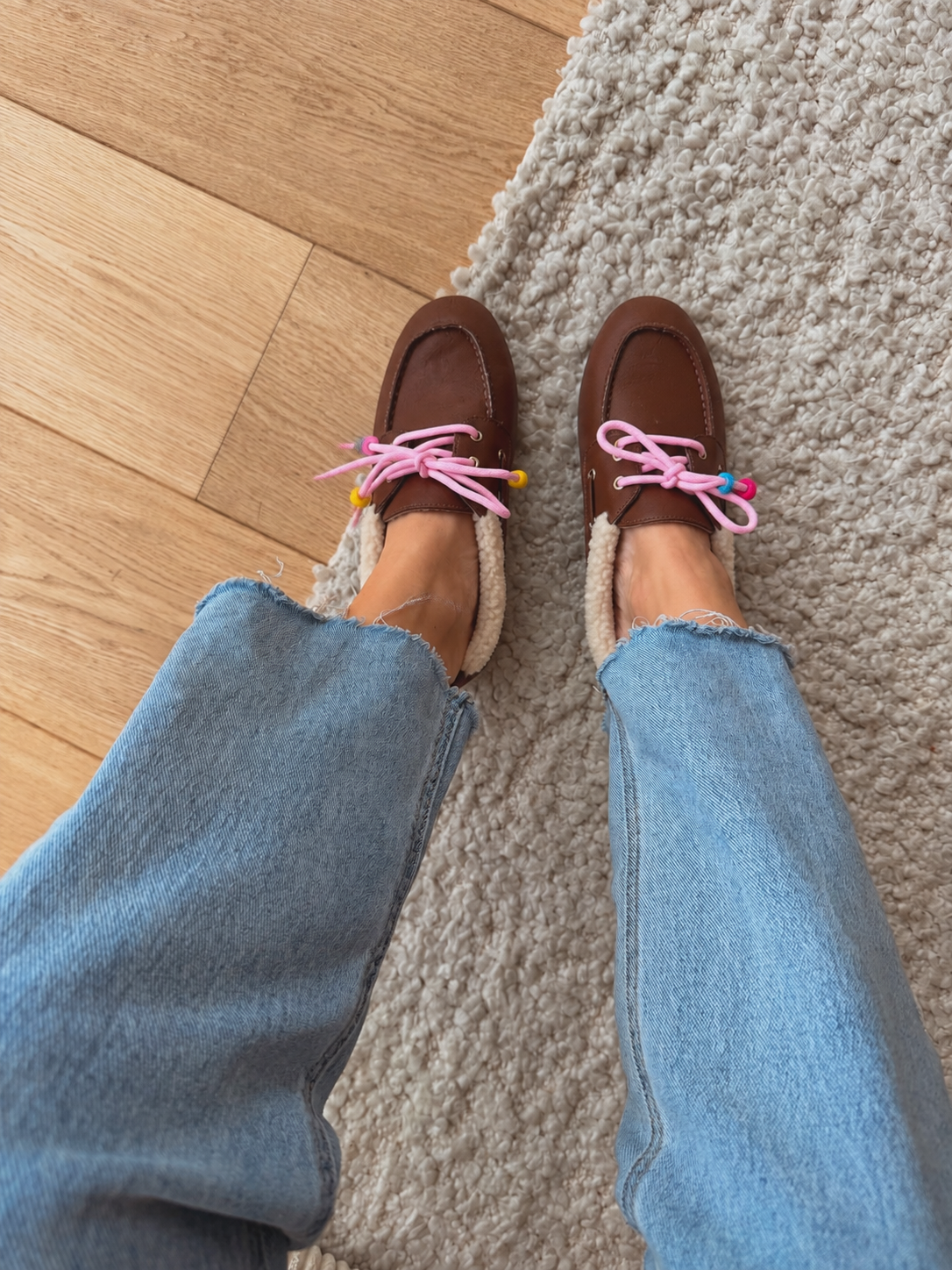 Loafers met veters - Bruin