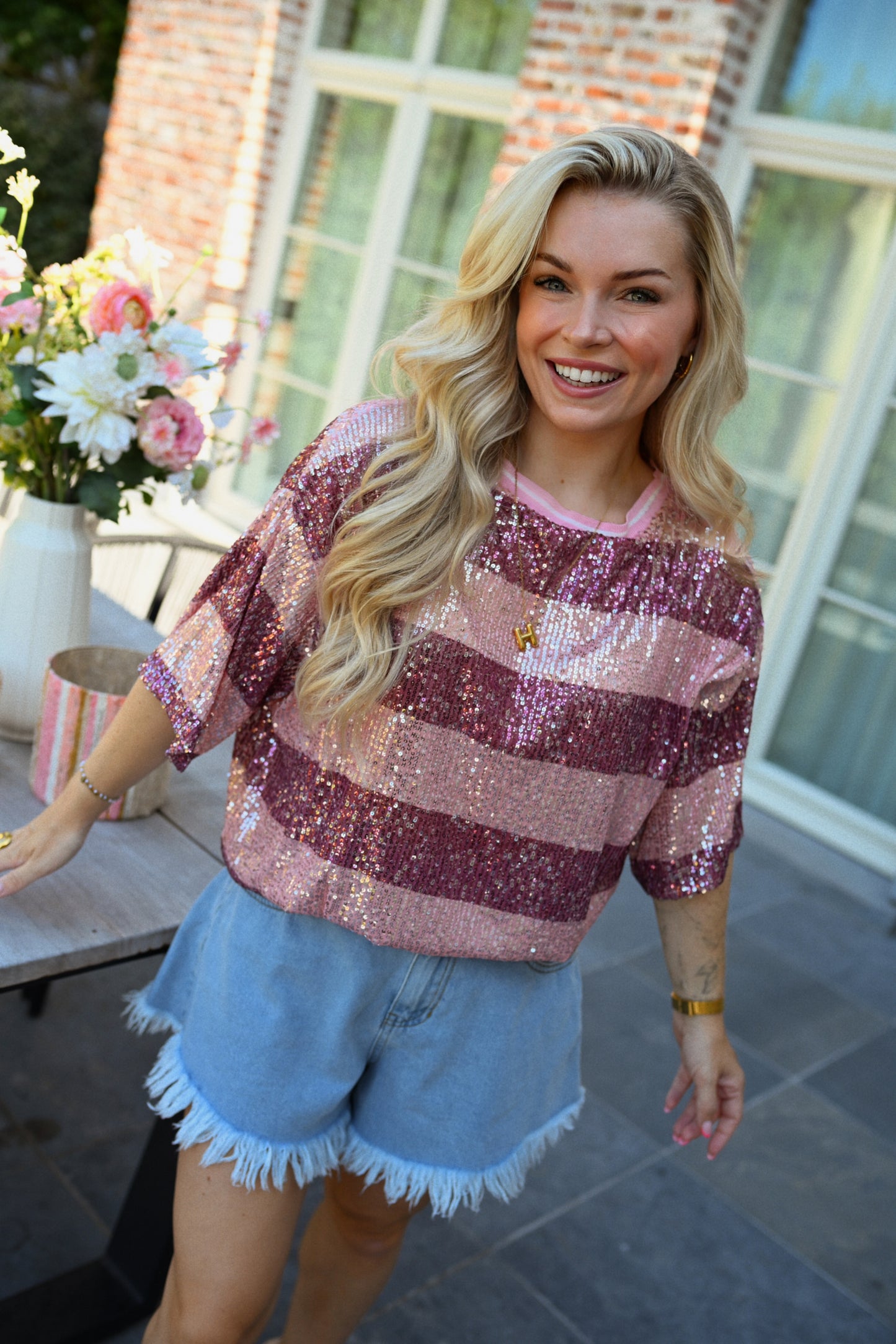 Party Girl T-shirt - Roze