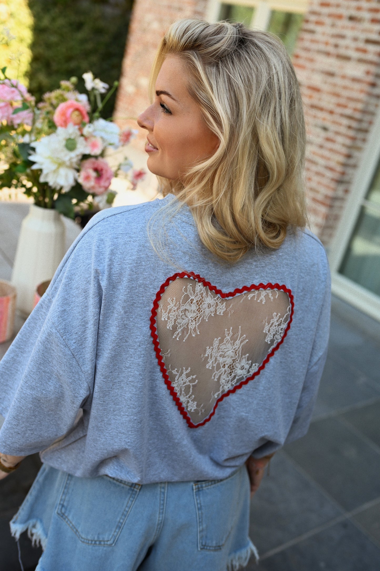 Sweetheart T-Shirt - Grijs
