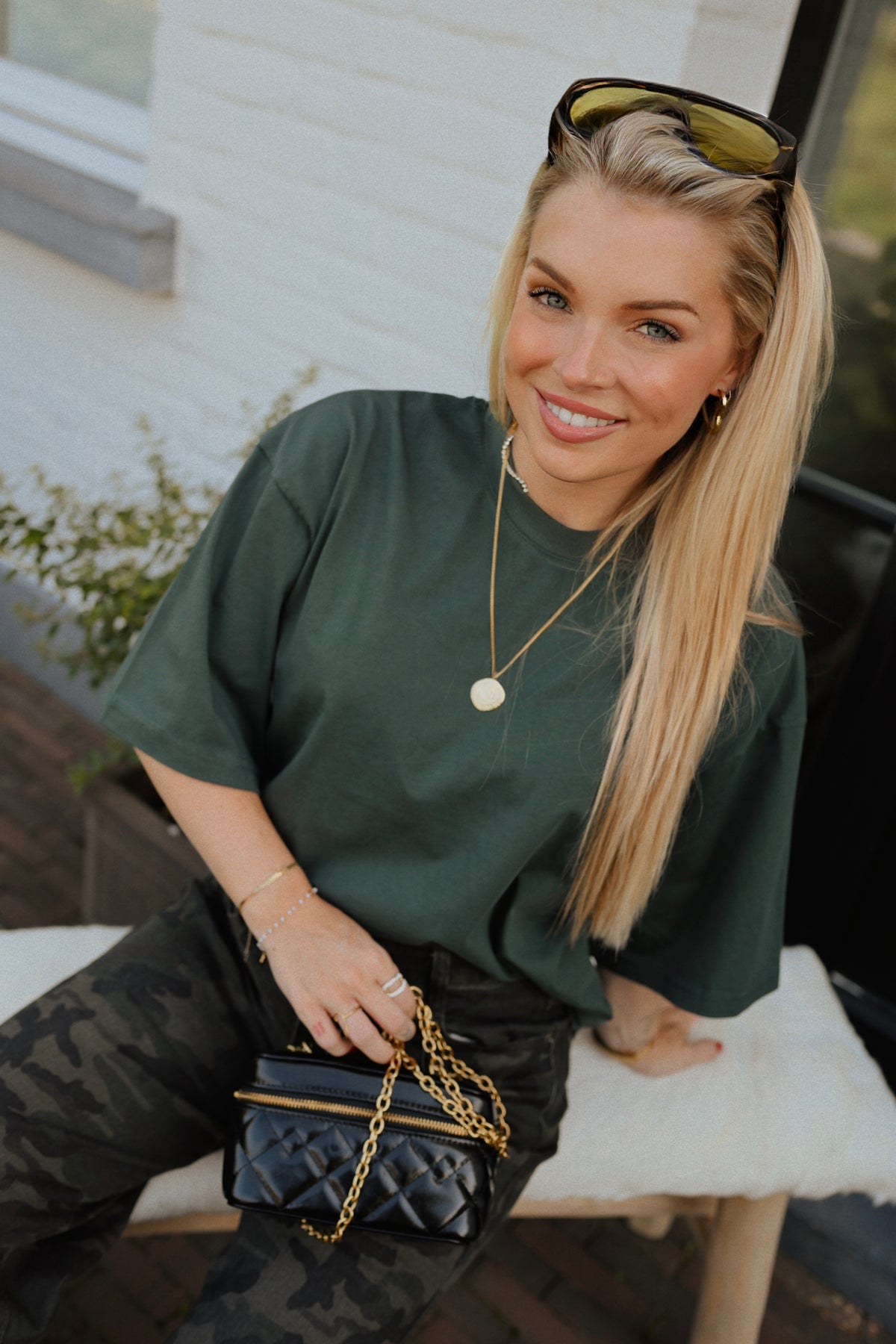 Louise T-shirt - Groen