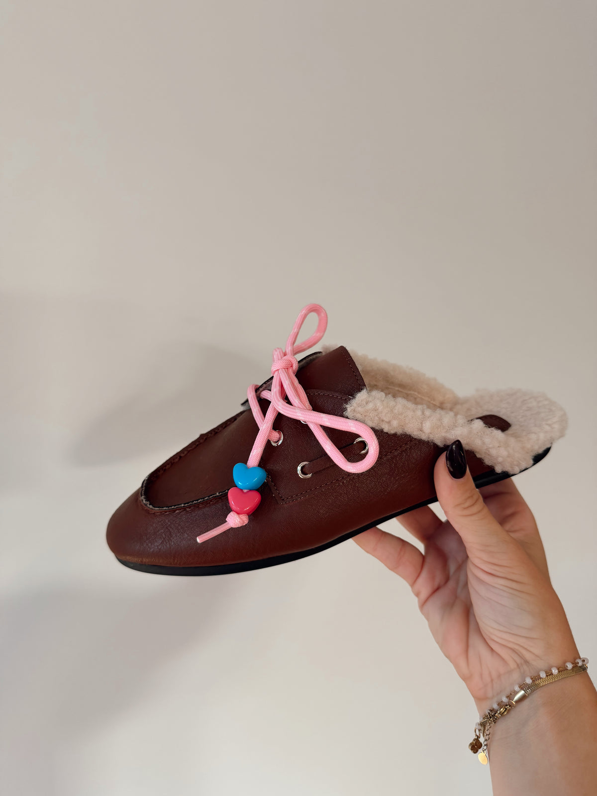 Loafers met veters - Bruin
