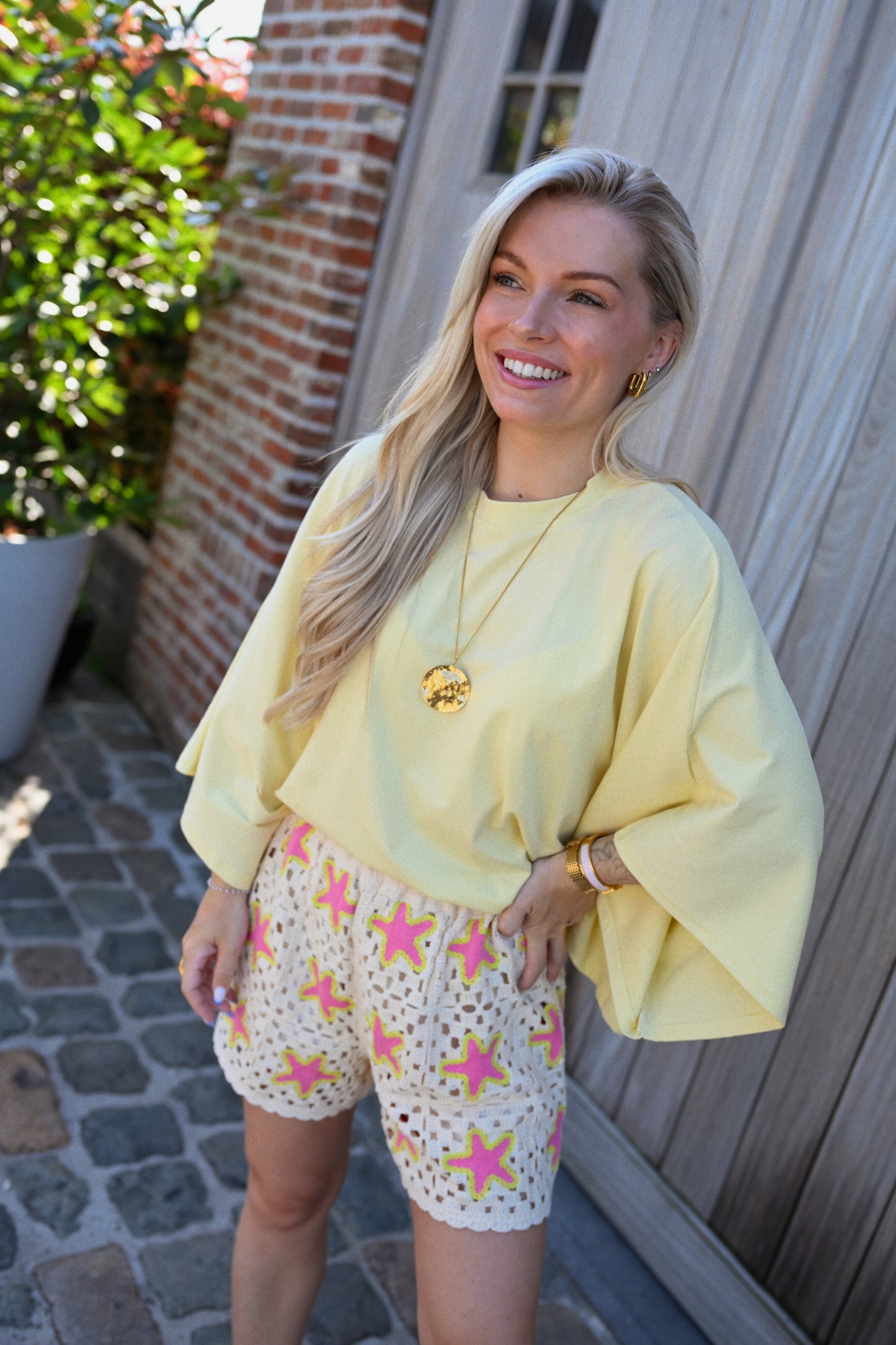 Pauline T-Shirt - Geel