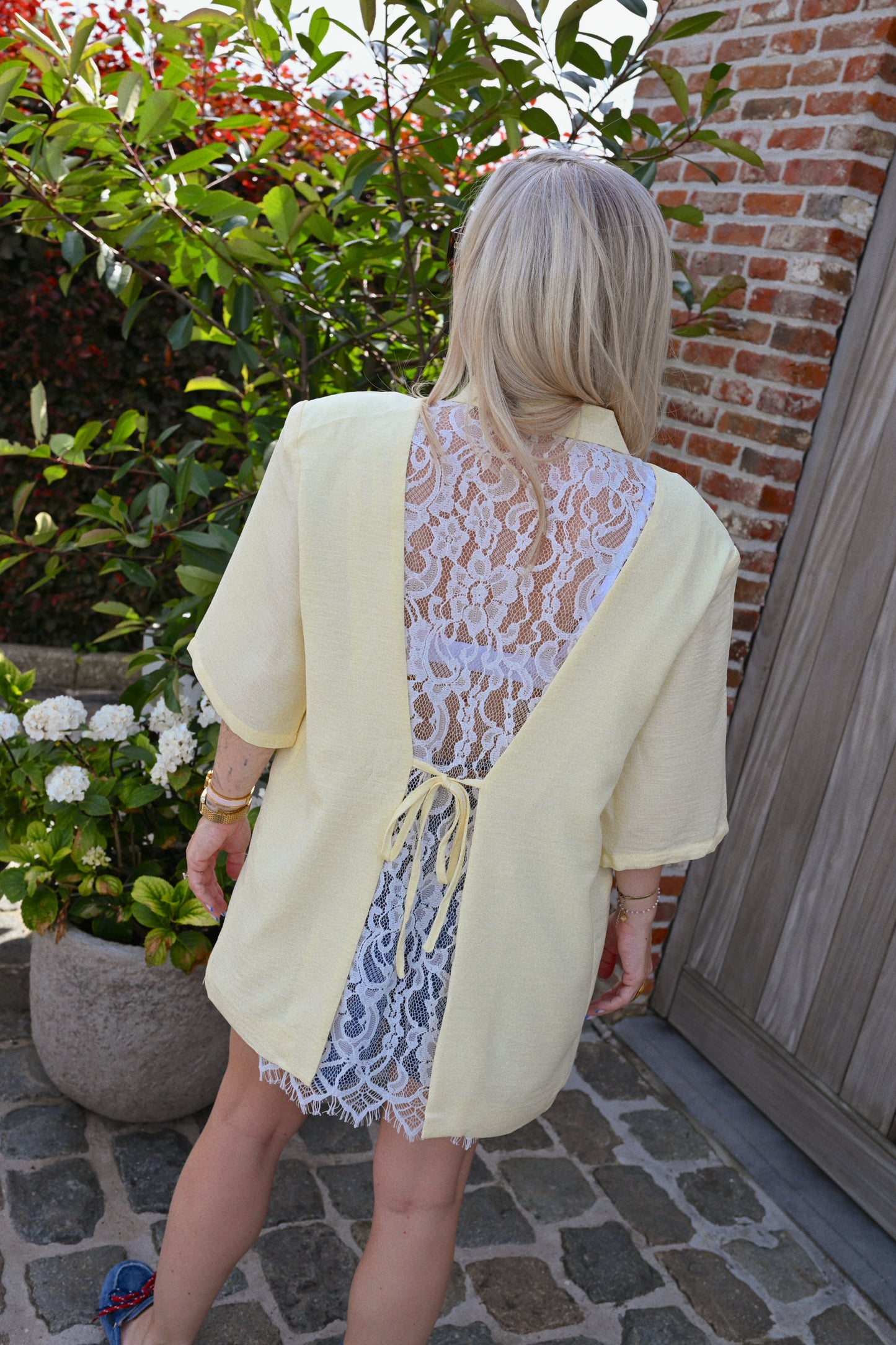 Jolie Blazer Kant - Geel