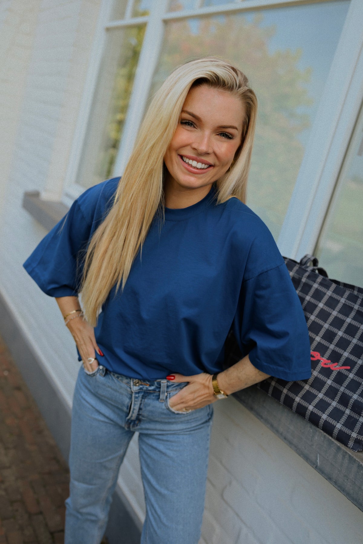 Louise T-shirt - Blauw (Last one!)