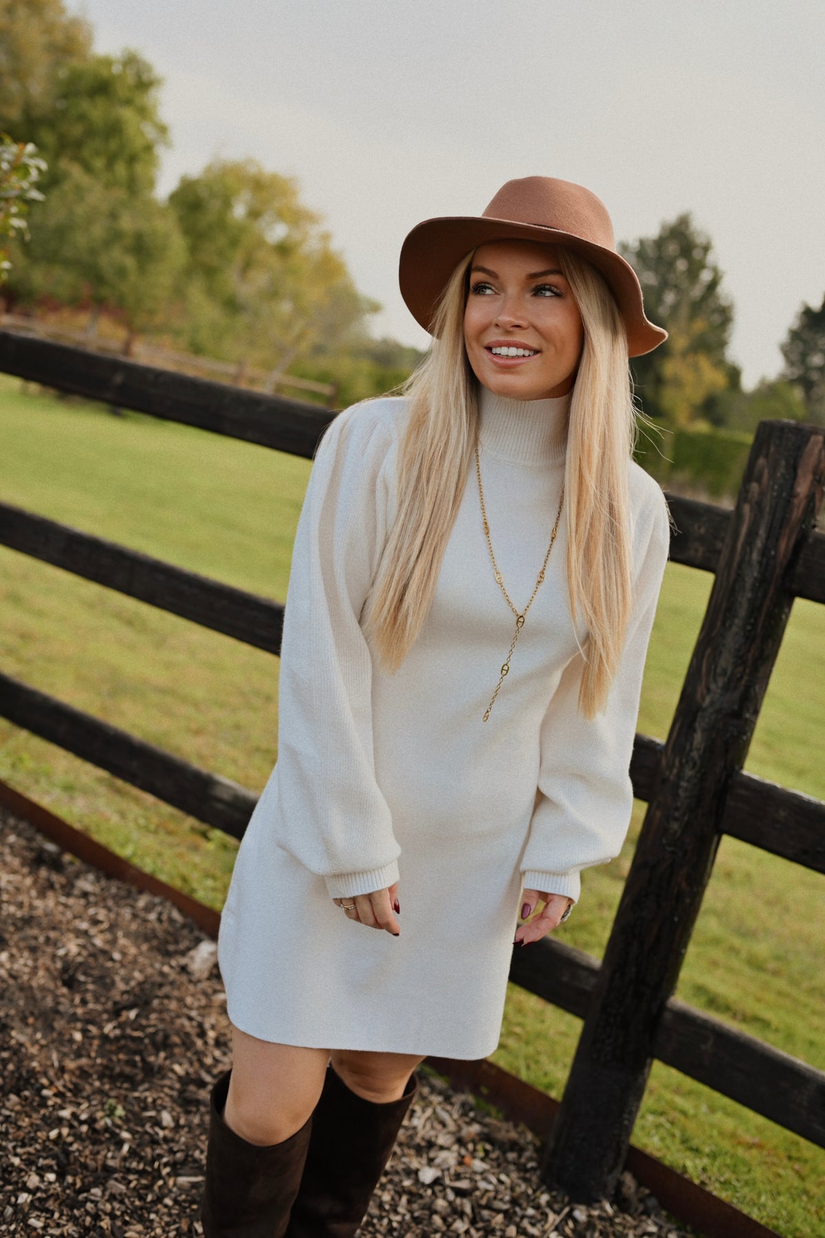 Emilia Jurk - Ecru