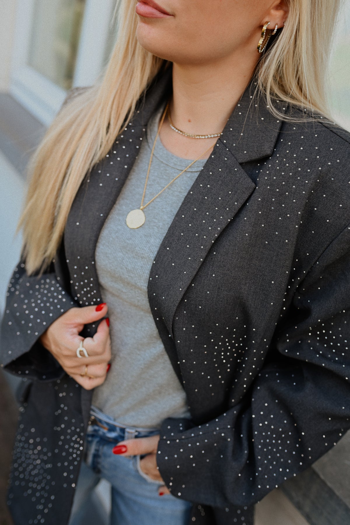 Florentine Blazer - Grijs