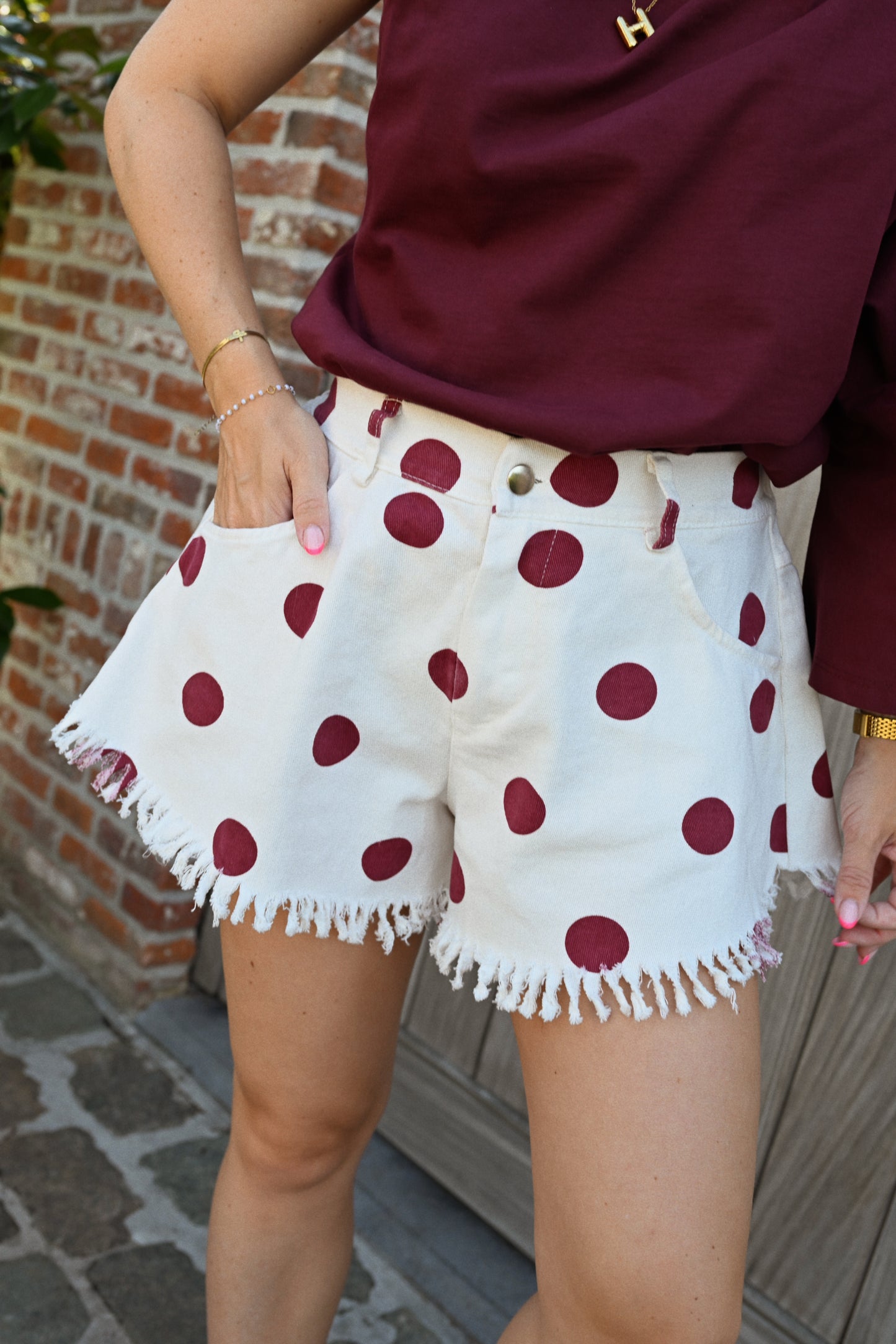 Rhune Polkadot Short - Wit