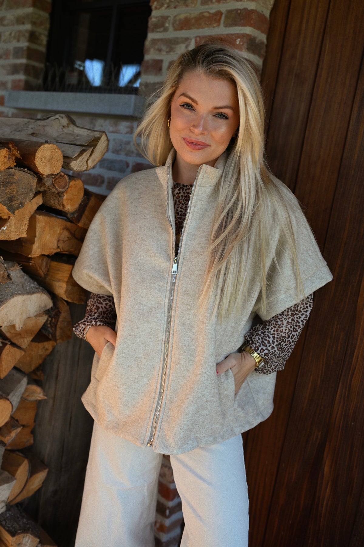 Josie Vest - Beige