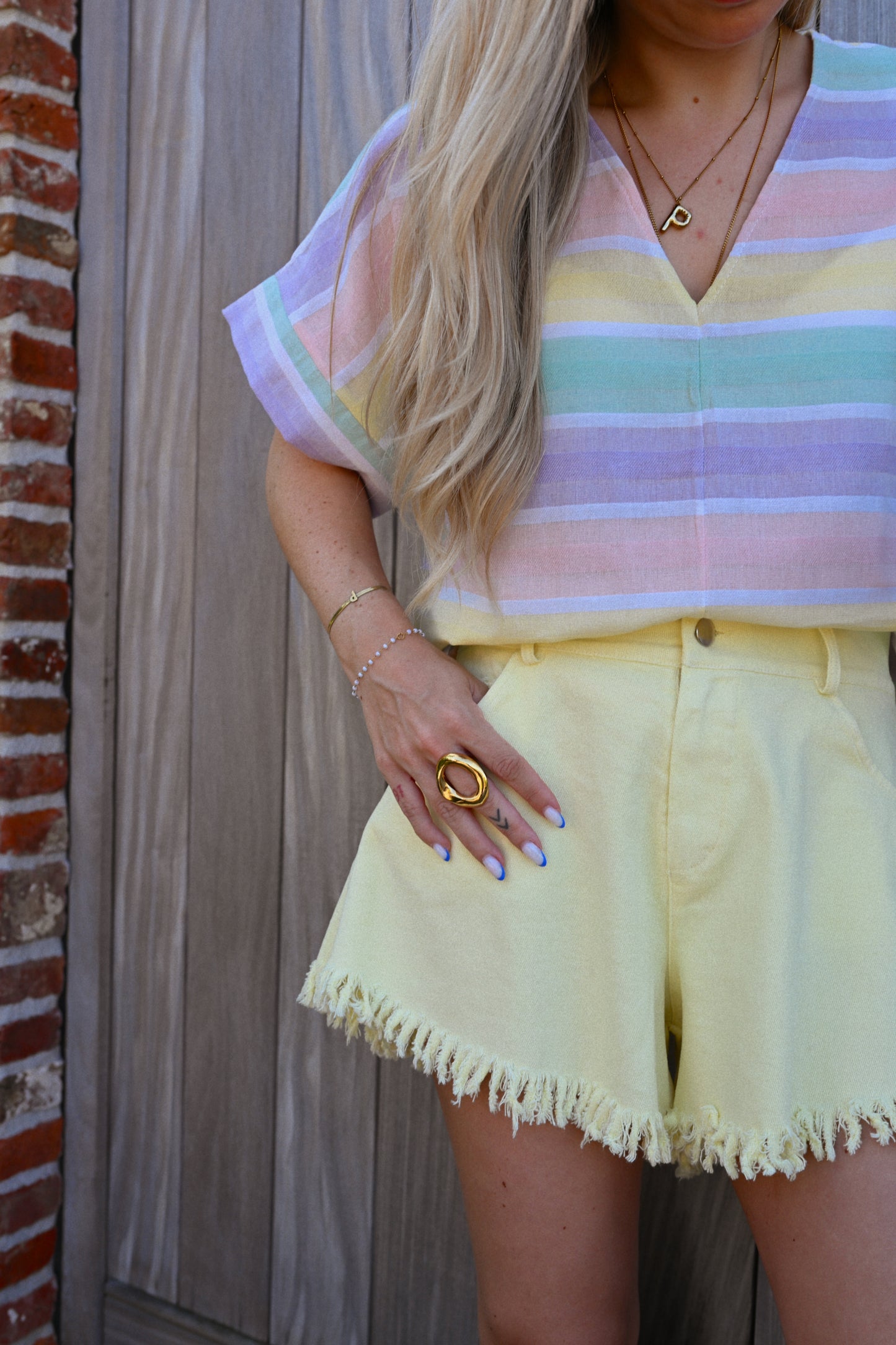 Rhune Short - Geel