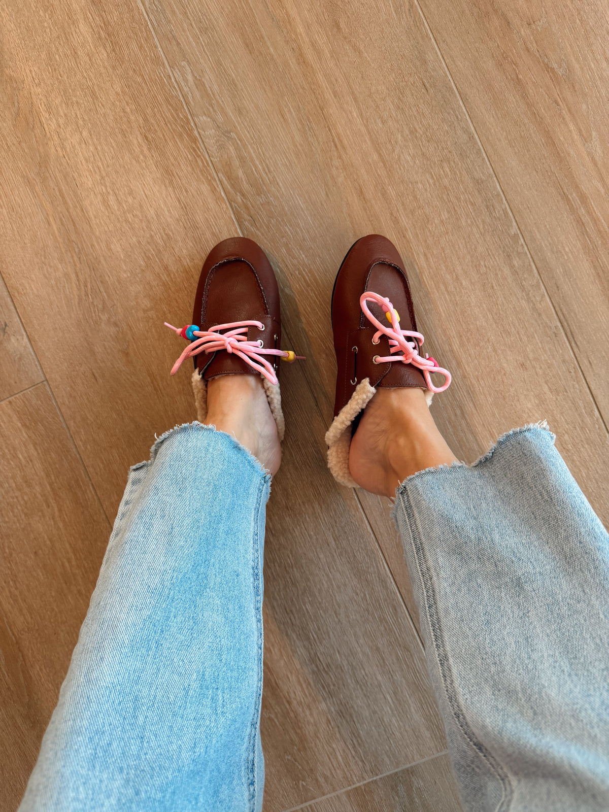 Loafers met veters - Bruin