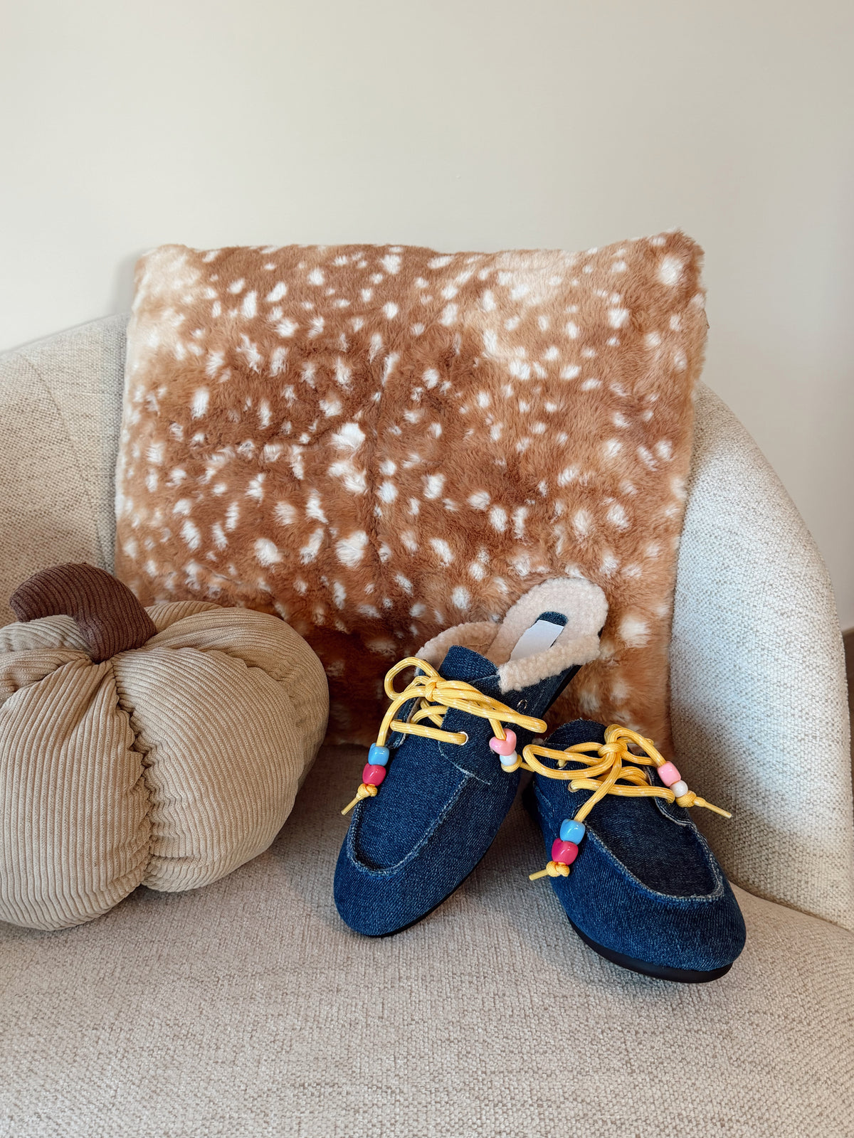 Loafers met veters - Jeansblauw