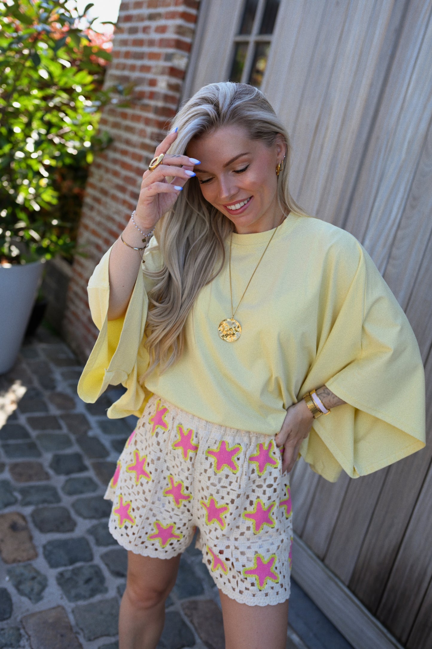 Pauline T-Shirt - Geel