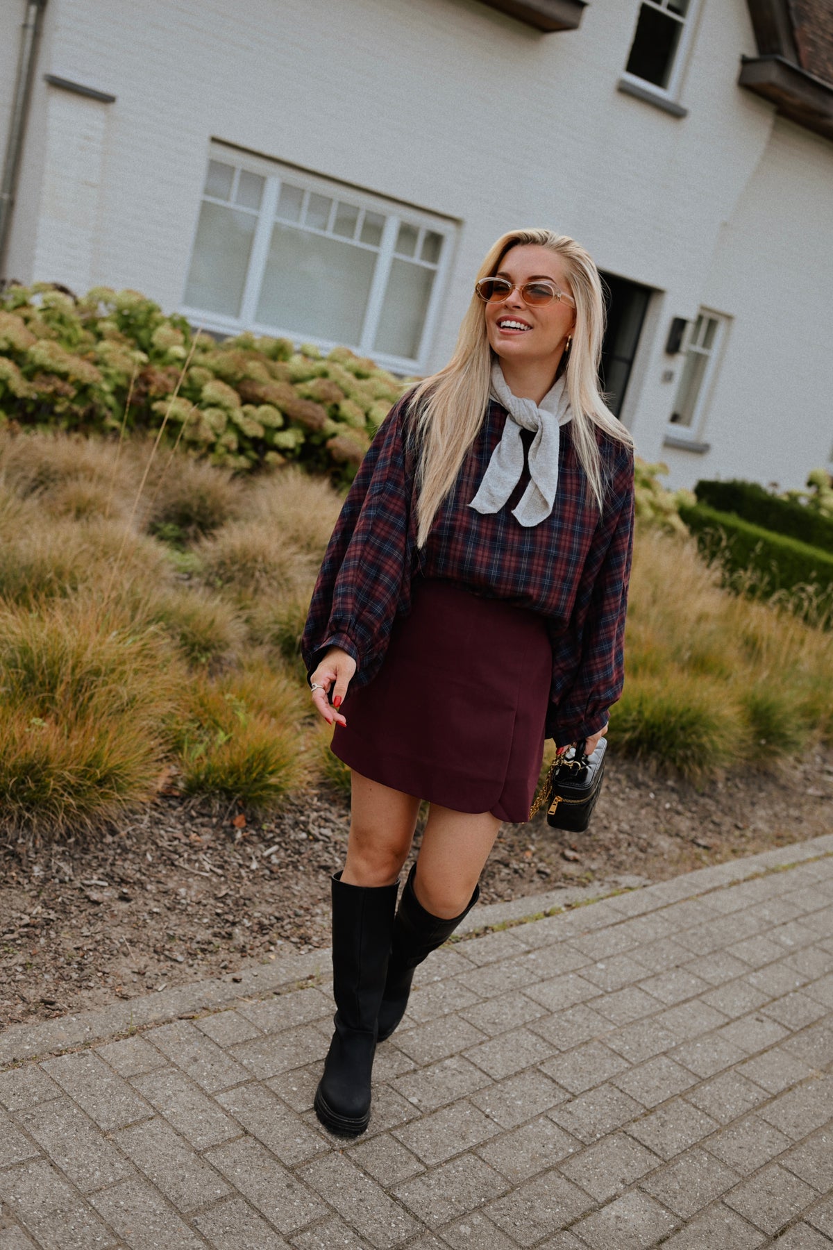 Celest Skort - Bordeaux