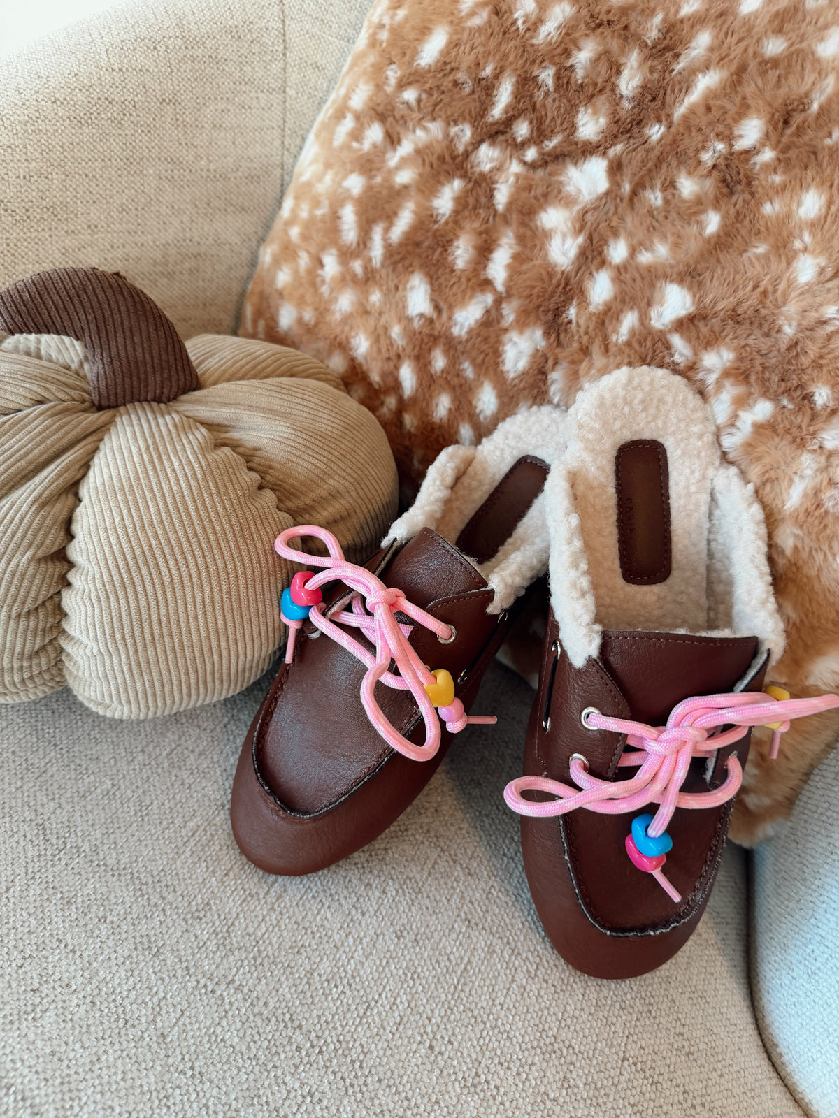 Loafers met veters - Bruin