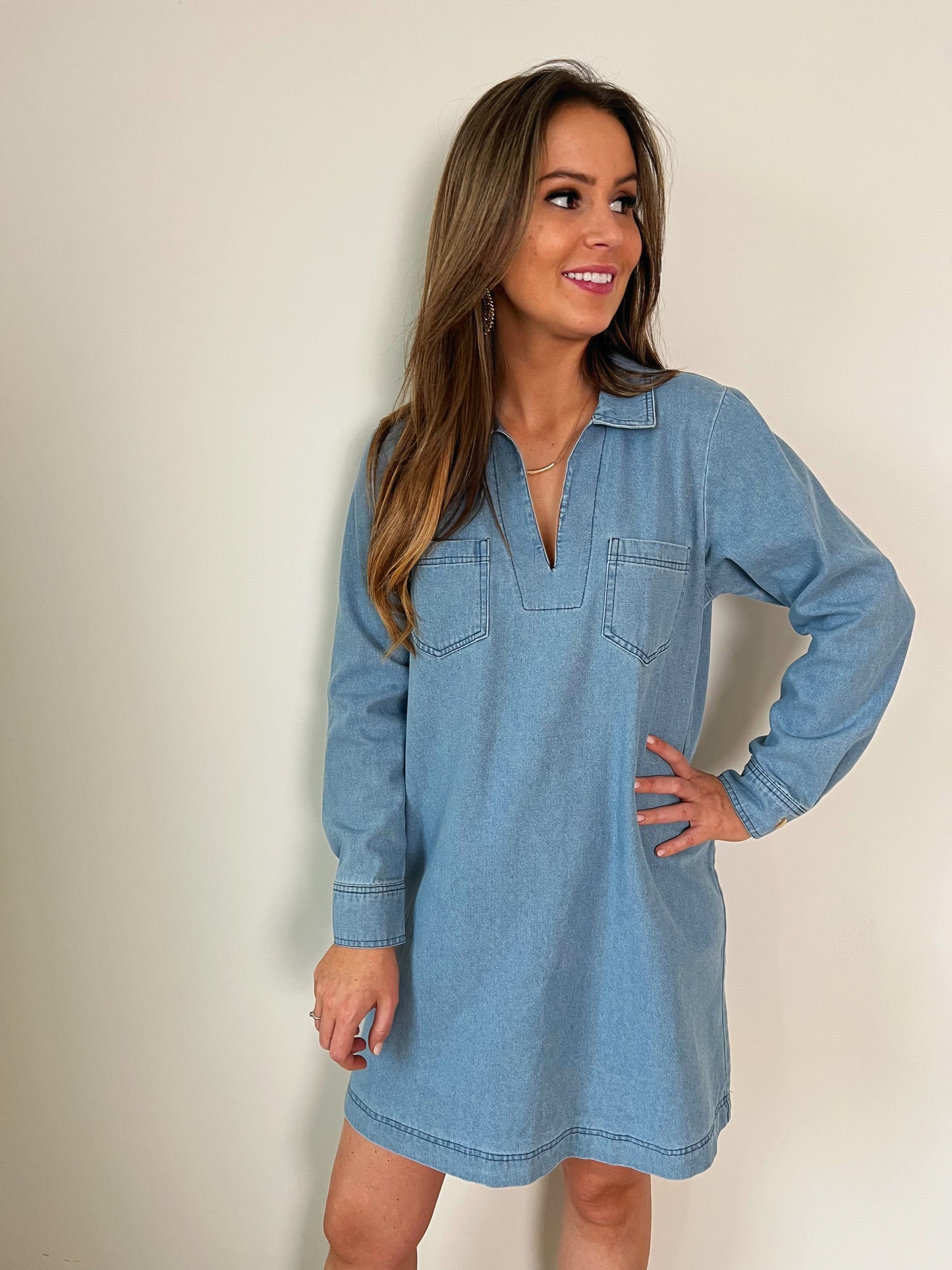 Denim Jurk Cecile (Last one!)