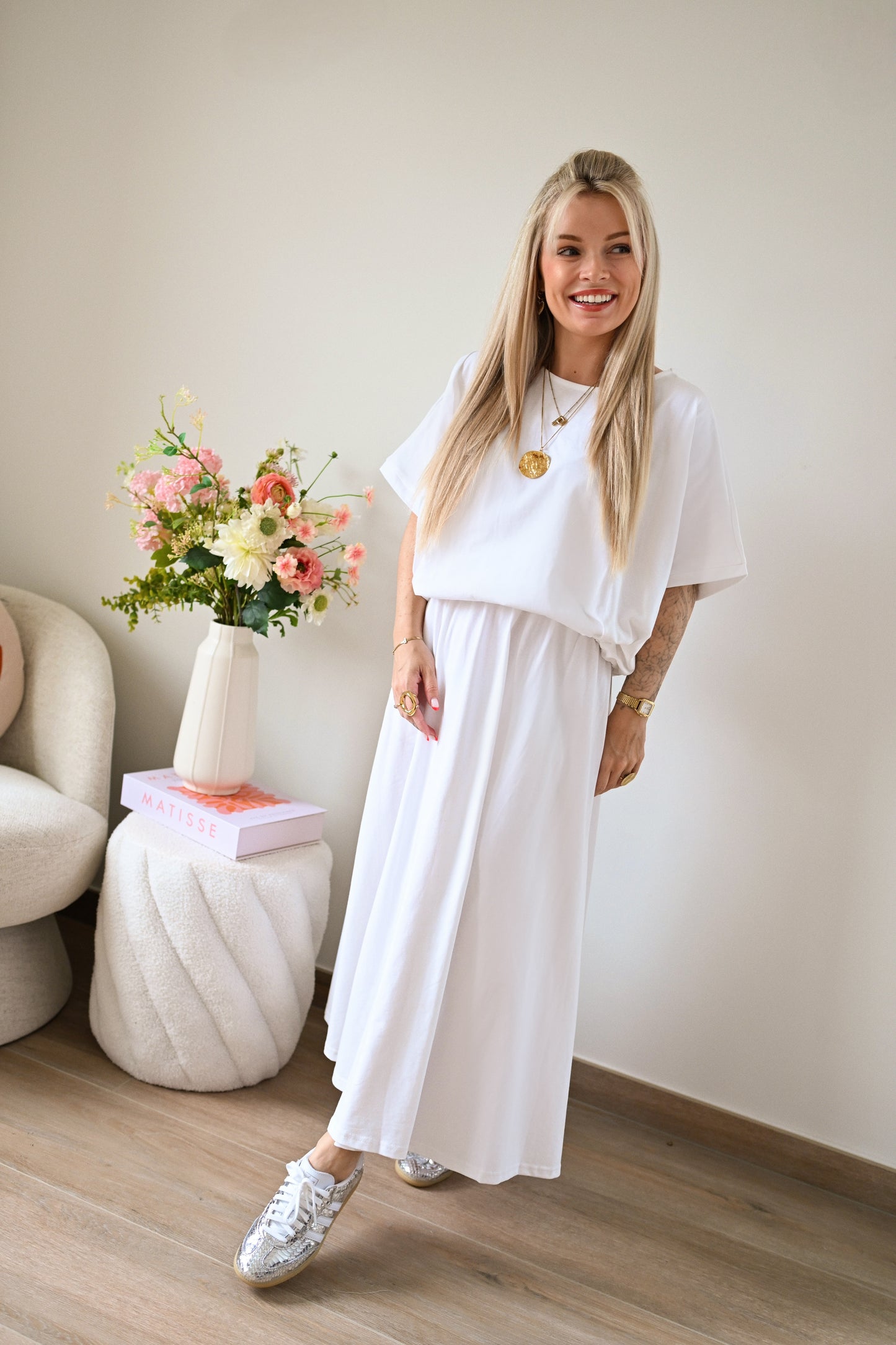 Eloise Maxi Rok - Wit (Last one!)