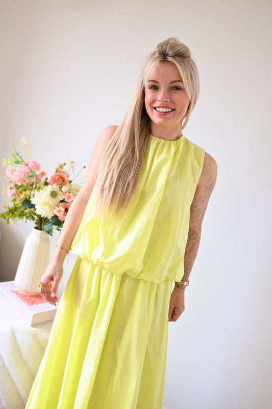 Nona Top - Neon Geel