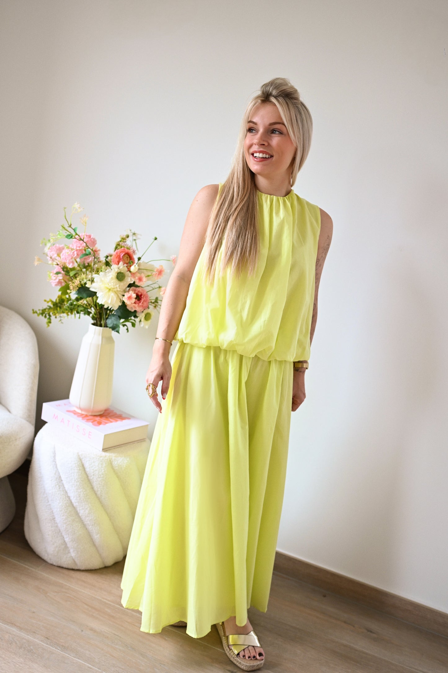 Nona Maxi Rok - Neon Geel