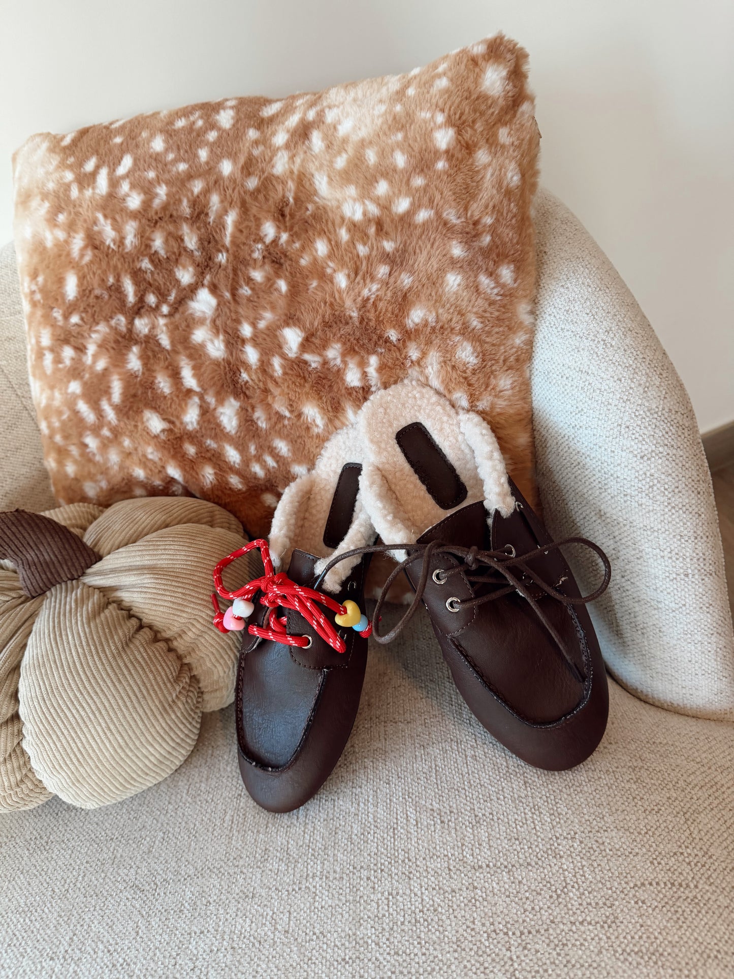 Loafers met veters - Donkerbruin