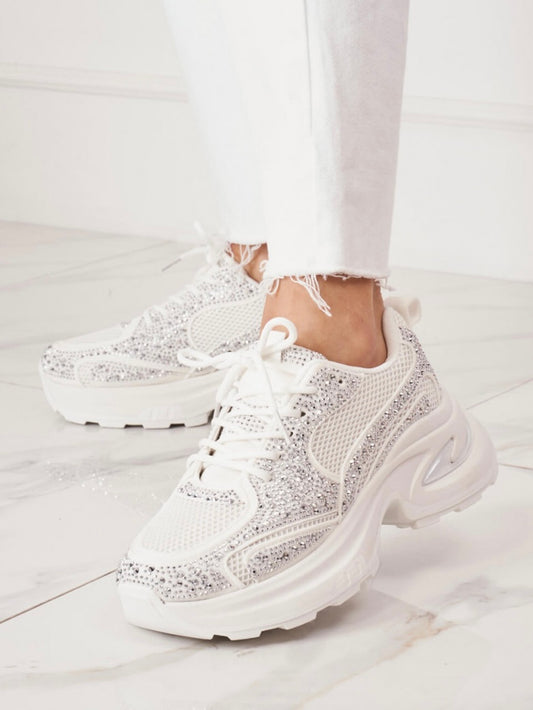 Shine All Day Sneakers Wit