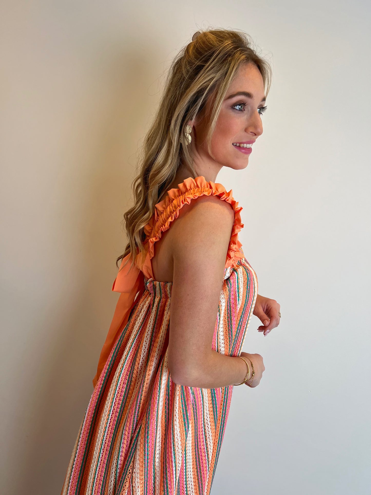 Maxi Jurk Valerie Oranje (Last one!)