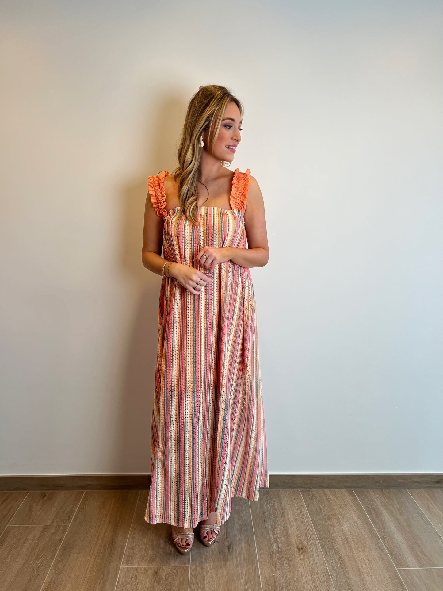 Maxi Jurk Valerie Oranje (Last one!)