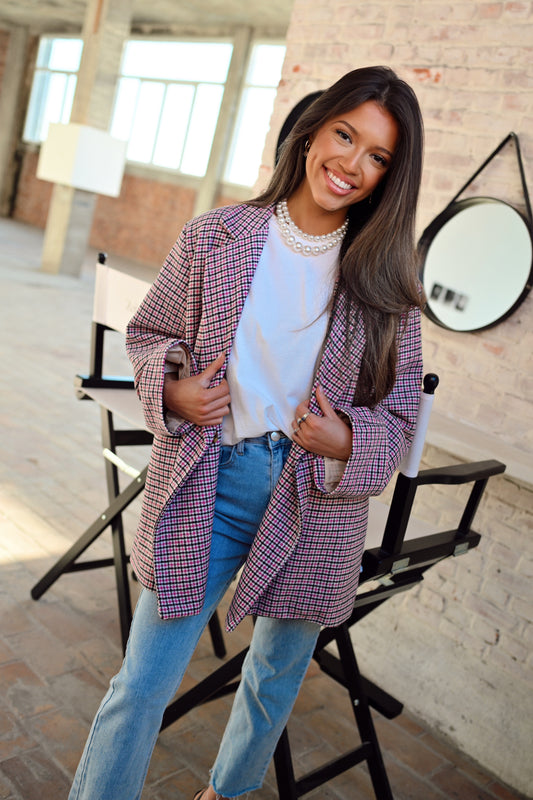 Clemence Blazer - Roze (Last one!)