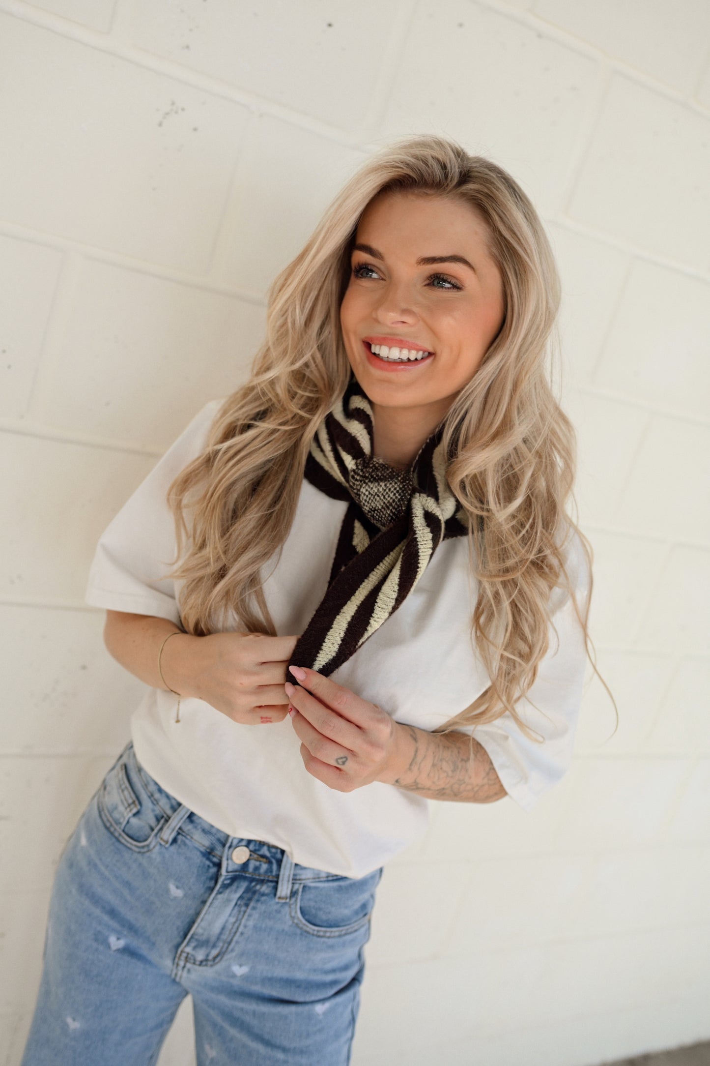 Wollen Sjaaltje Geel