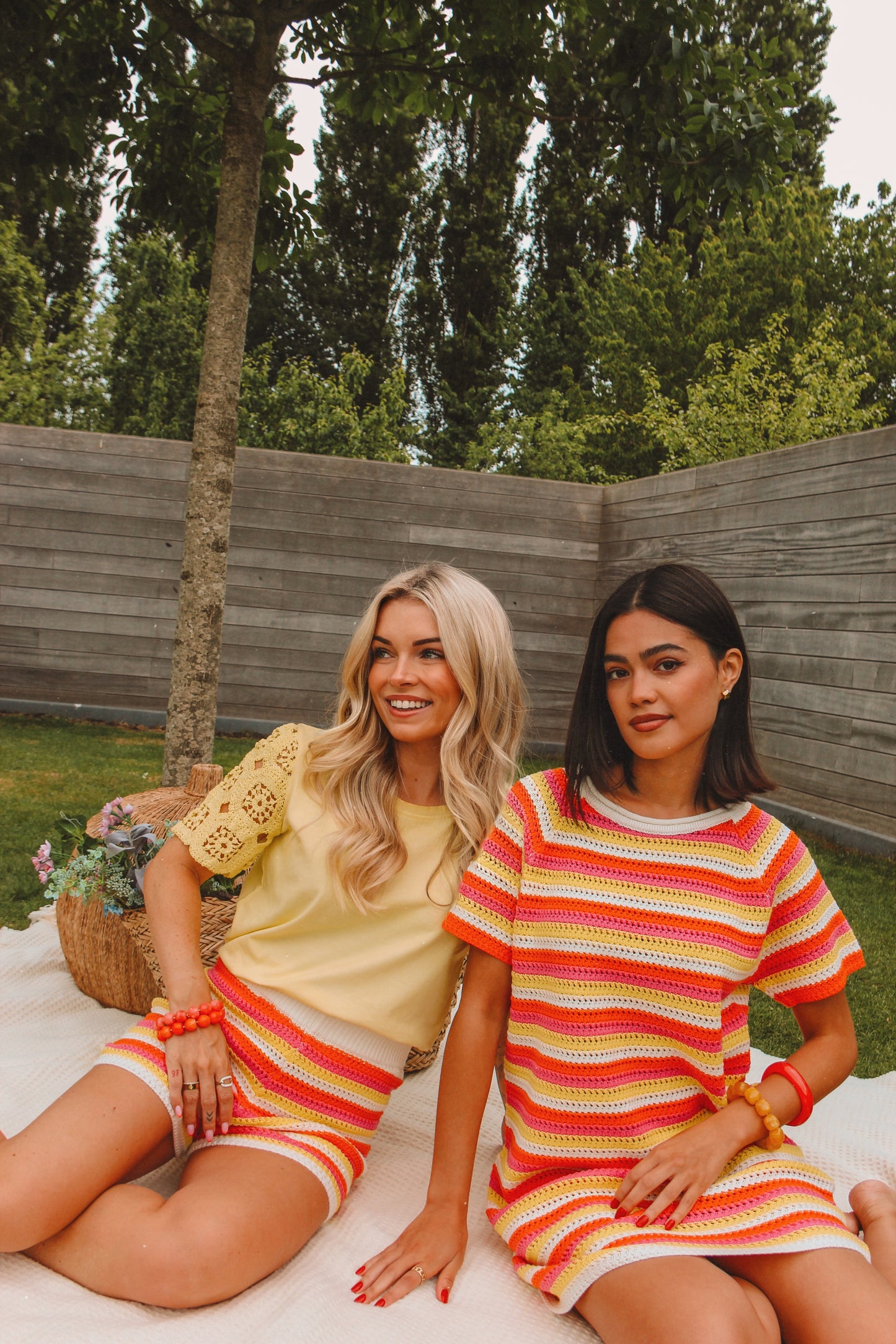 Gestreepte Short Claudia