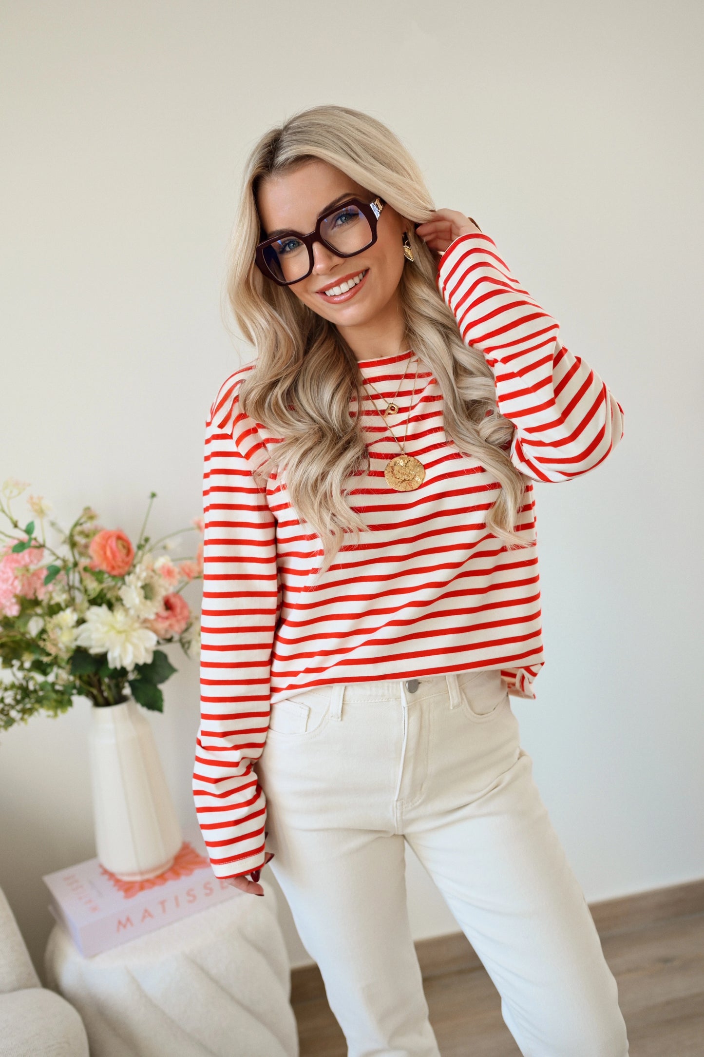 Beau T-shirt - Rood