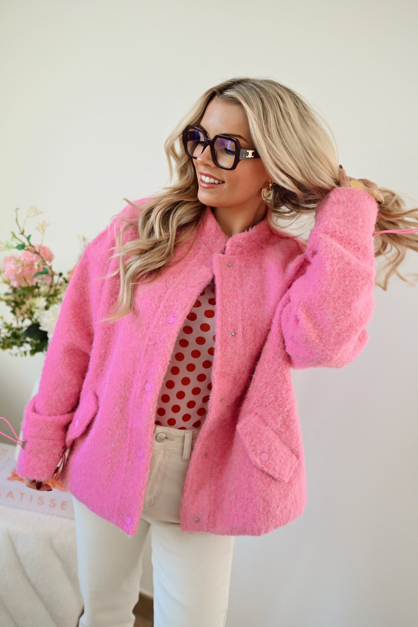 Jeanne Teddy Jas - Roze