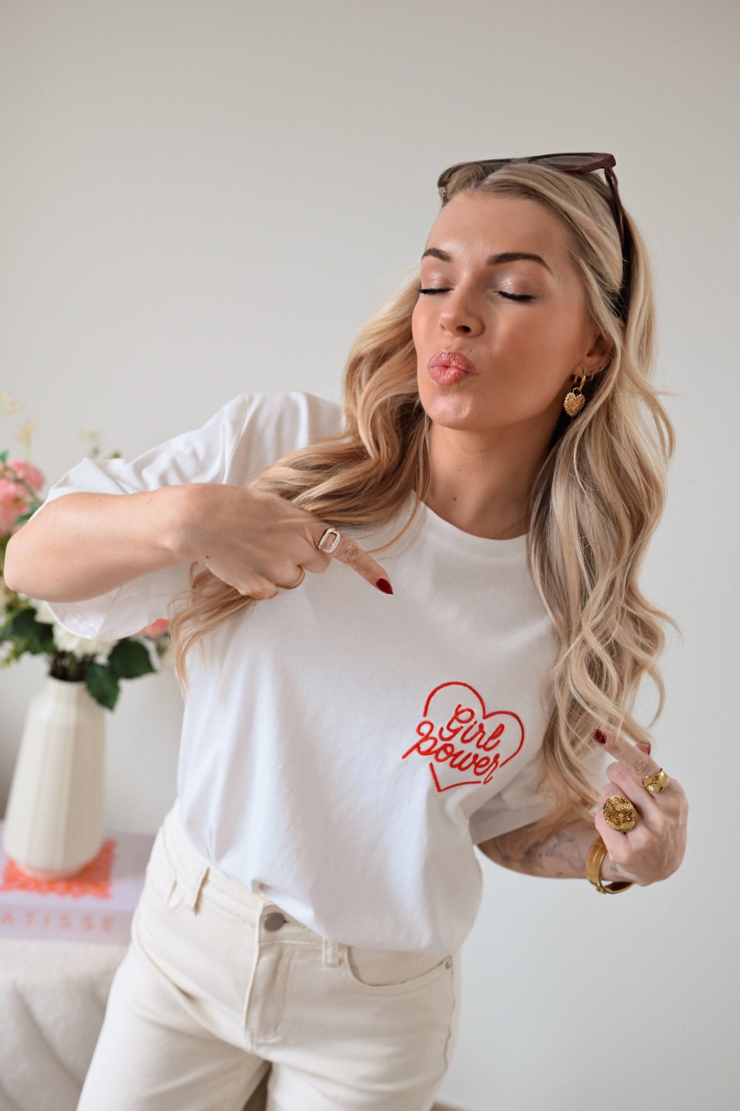 Girl Power T-Shirt - Wit (Last one!)