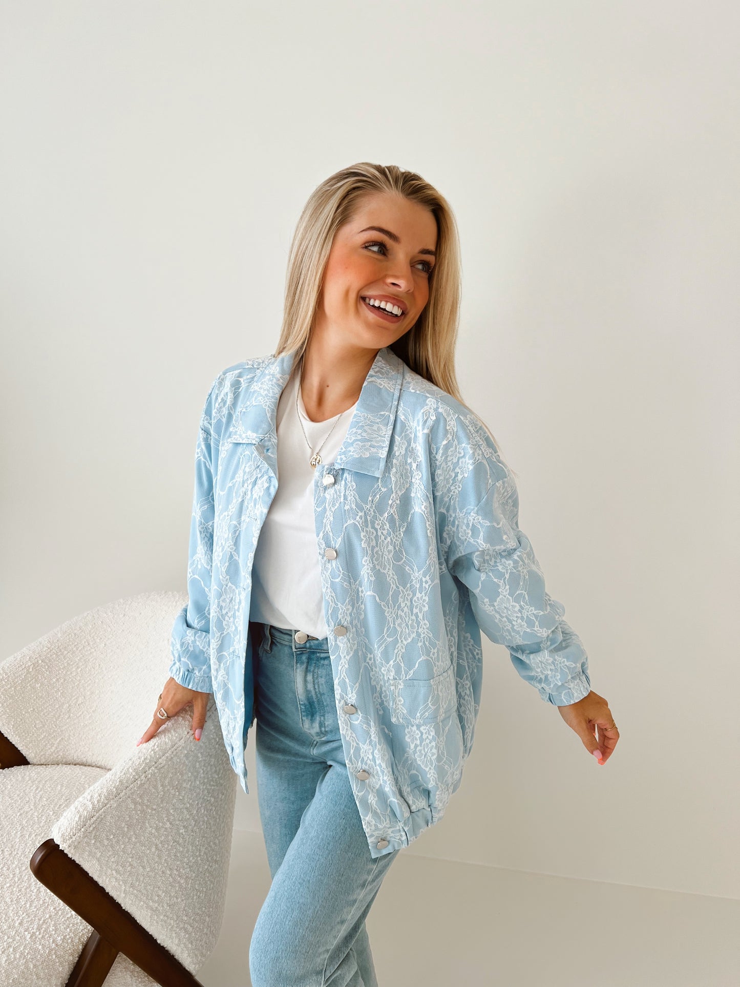 Bomber Jas Caro Blauw