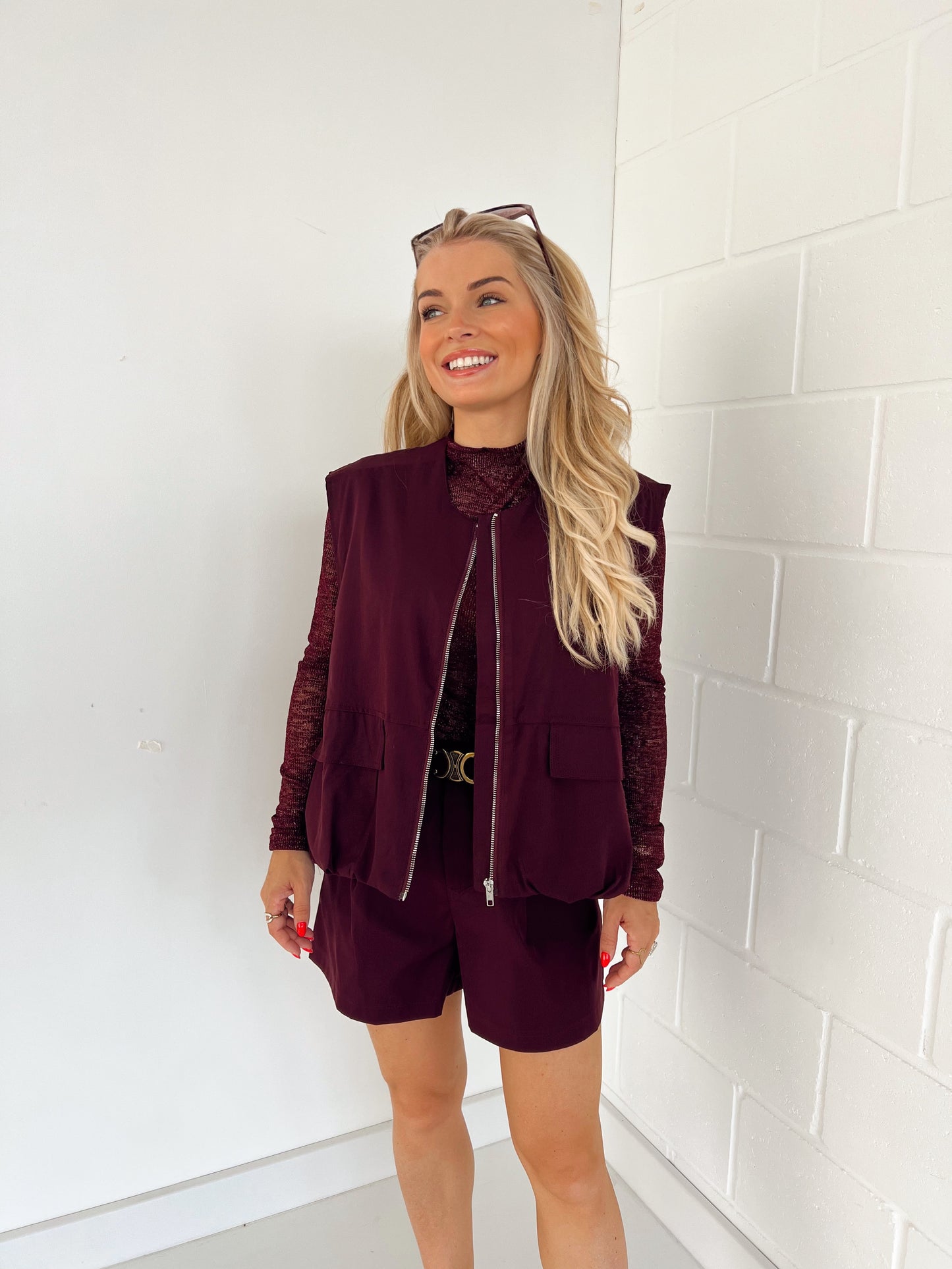 Short Odile Bordeaux